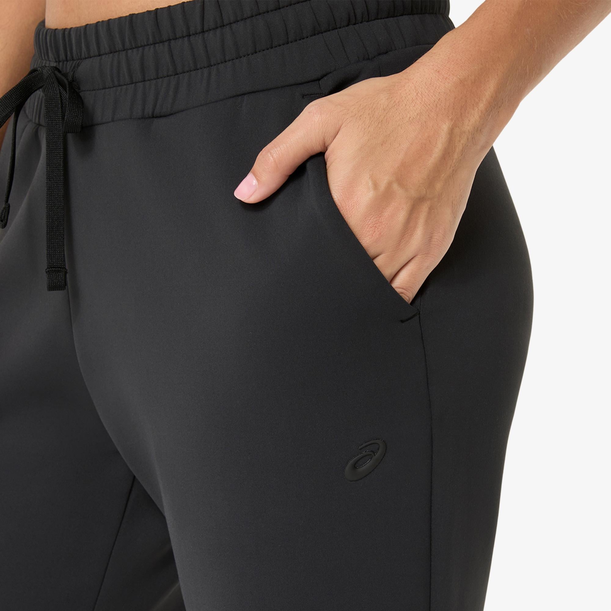 Asics Nagino Refined Texture Kadın Siyah Eşofman Altı
