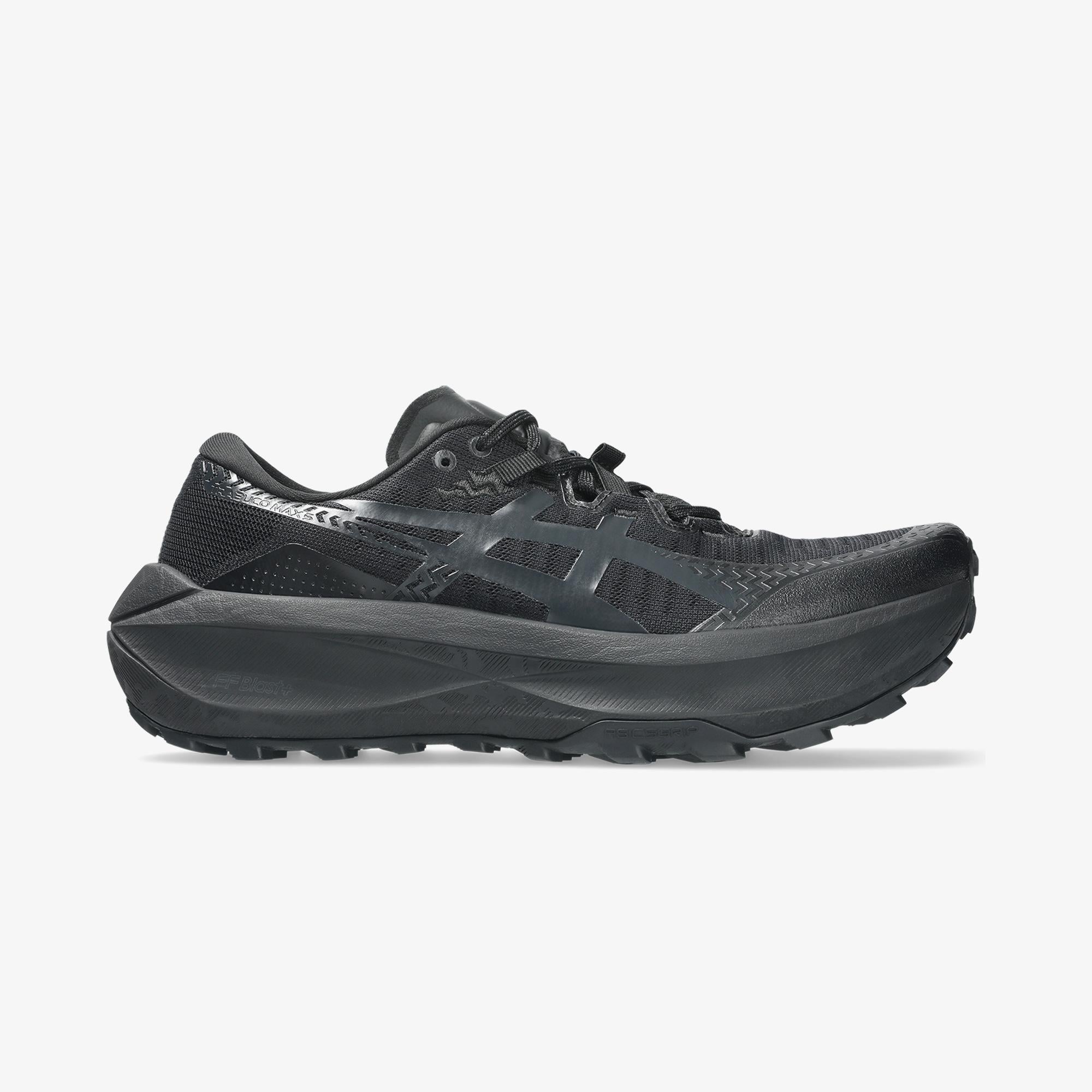 Asics Trabuco Max 5 Erkek Siyah Arazi Koşu Ayakkabısı