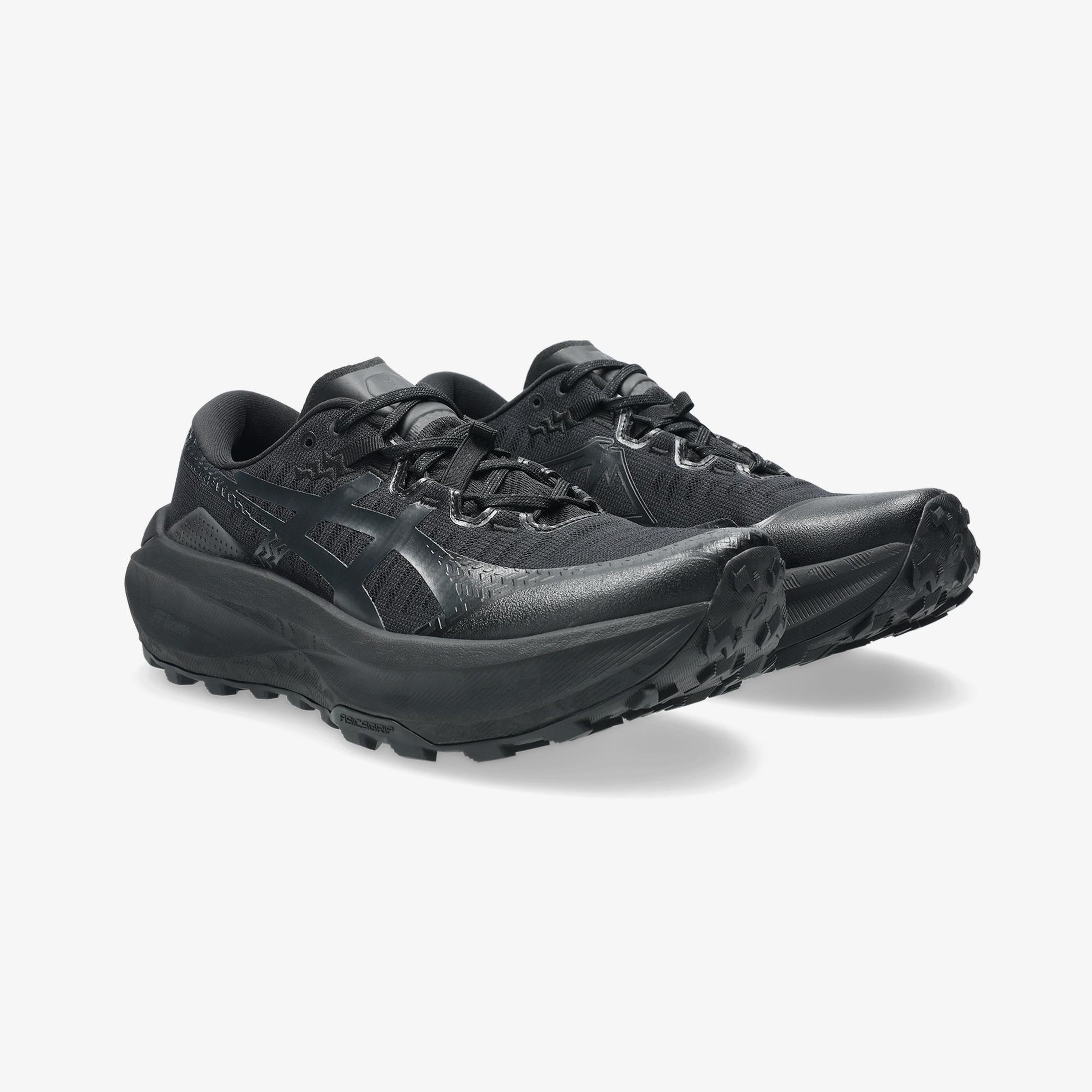 Asics Trabuco Max 5 Erkek Siyah Arazi Koşu Ayakkabısı