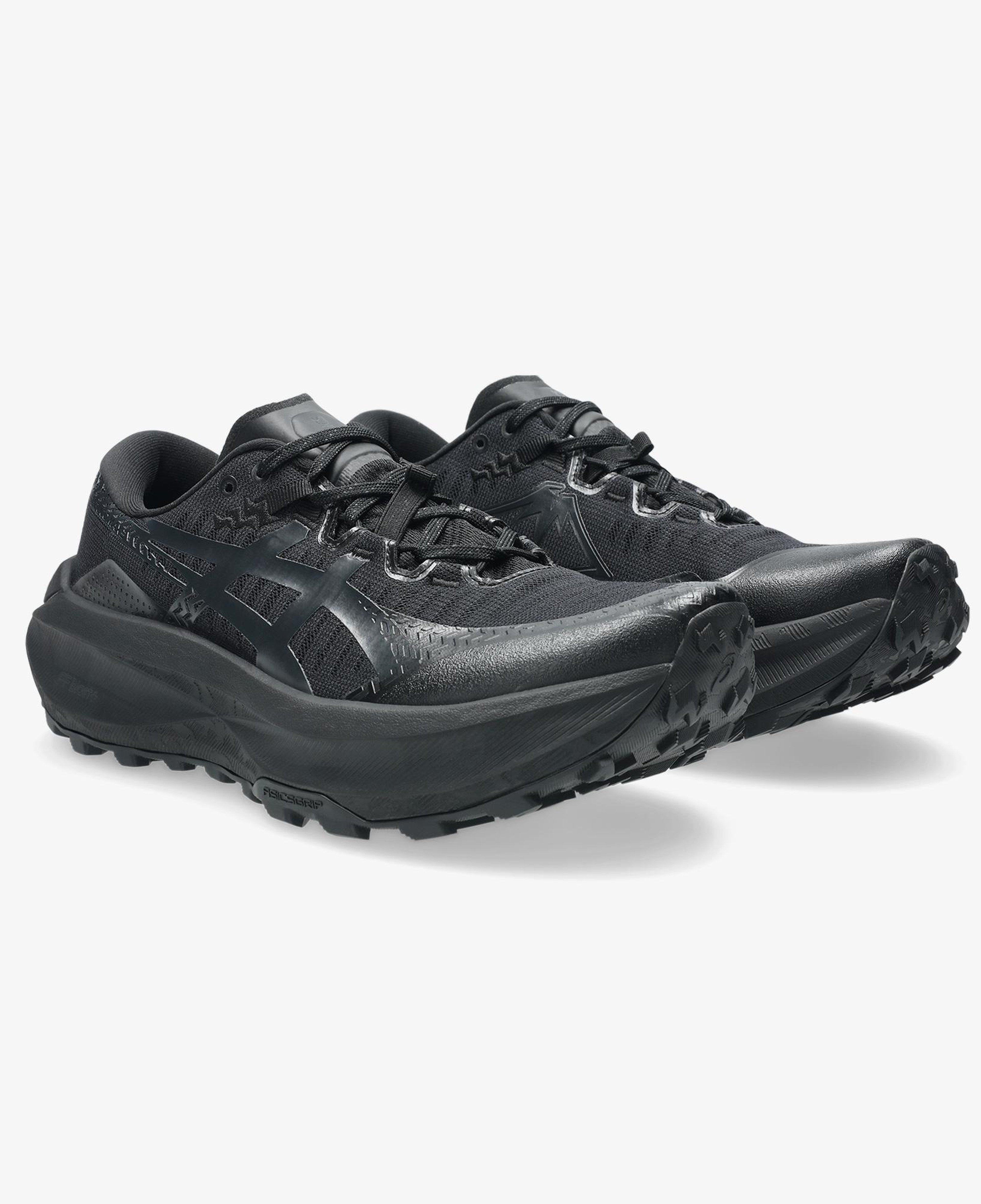 Asics Trabuco Max 5 Erkek Siyah Arazi Koşu Ayakkabısı