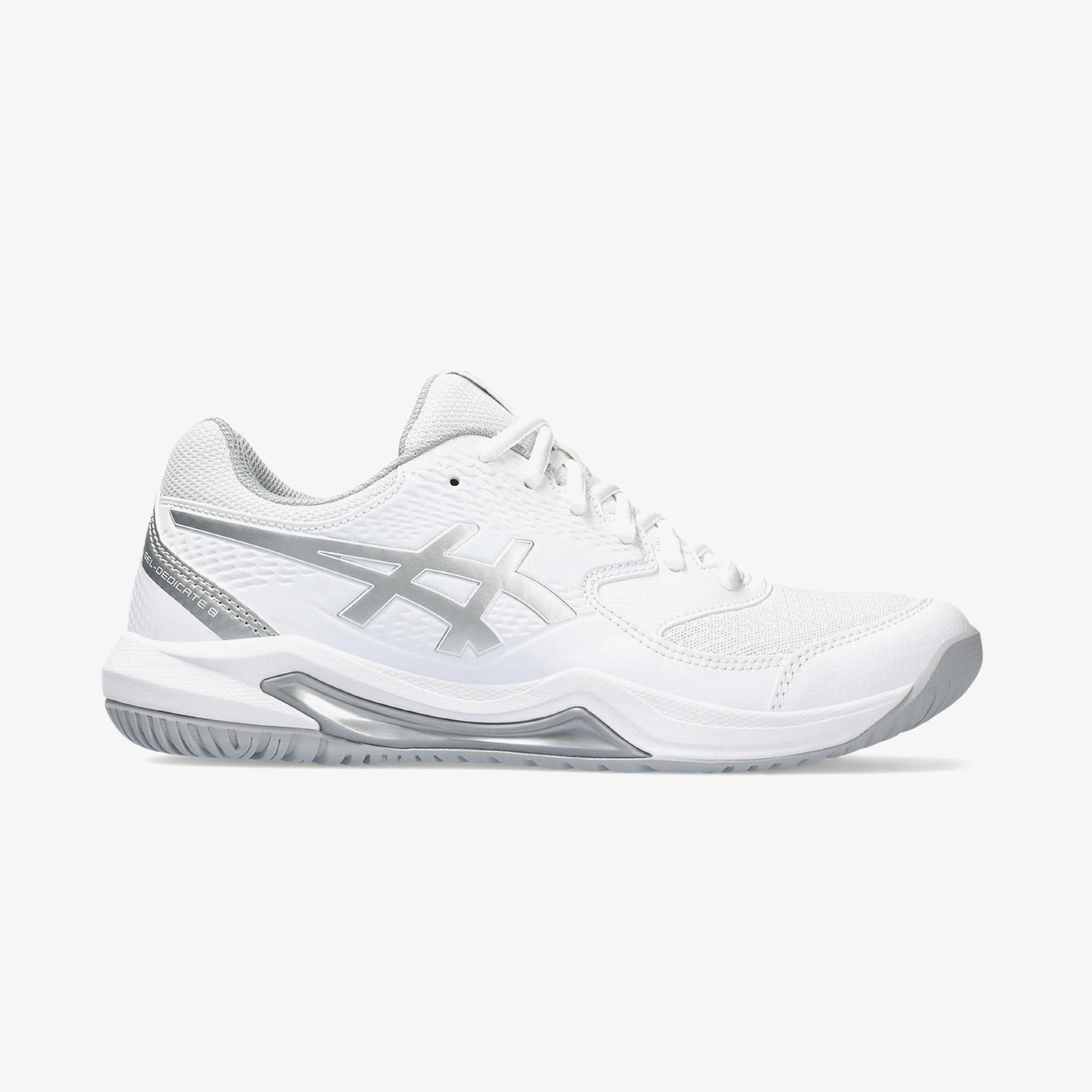Asics Gel-Dedicate 8 Kadın Beyaz Tenis Ayakkabısı