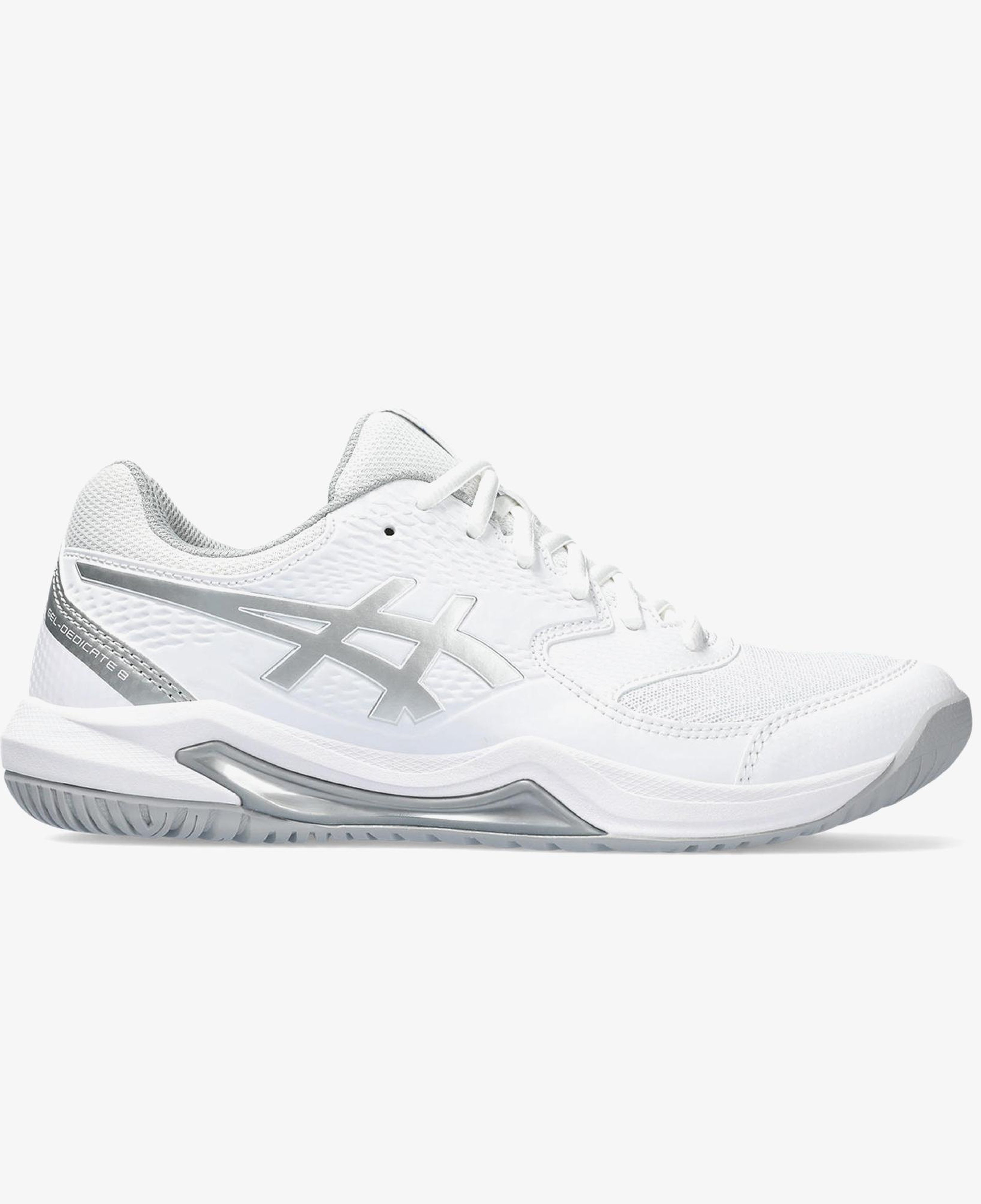 Asics Gel-Dedicate 8 Kadın Beyaz Tenis Ayakkabısı