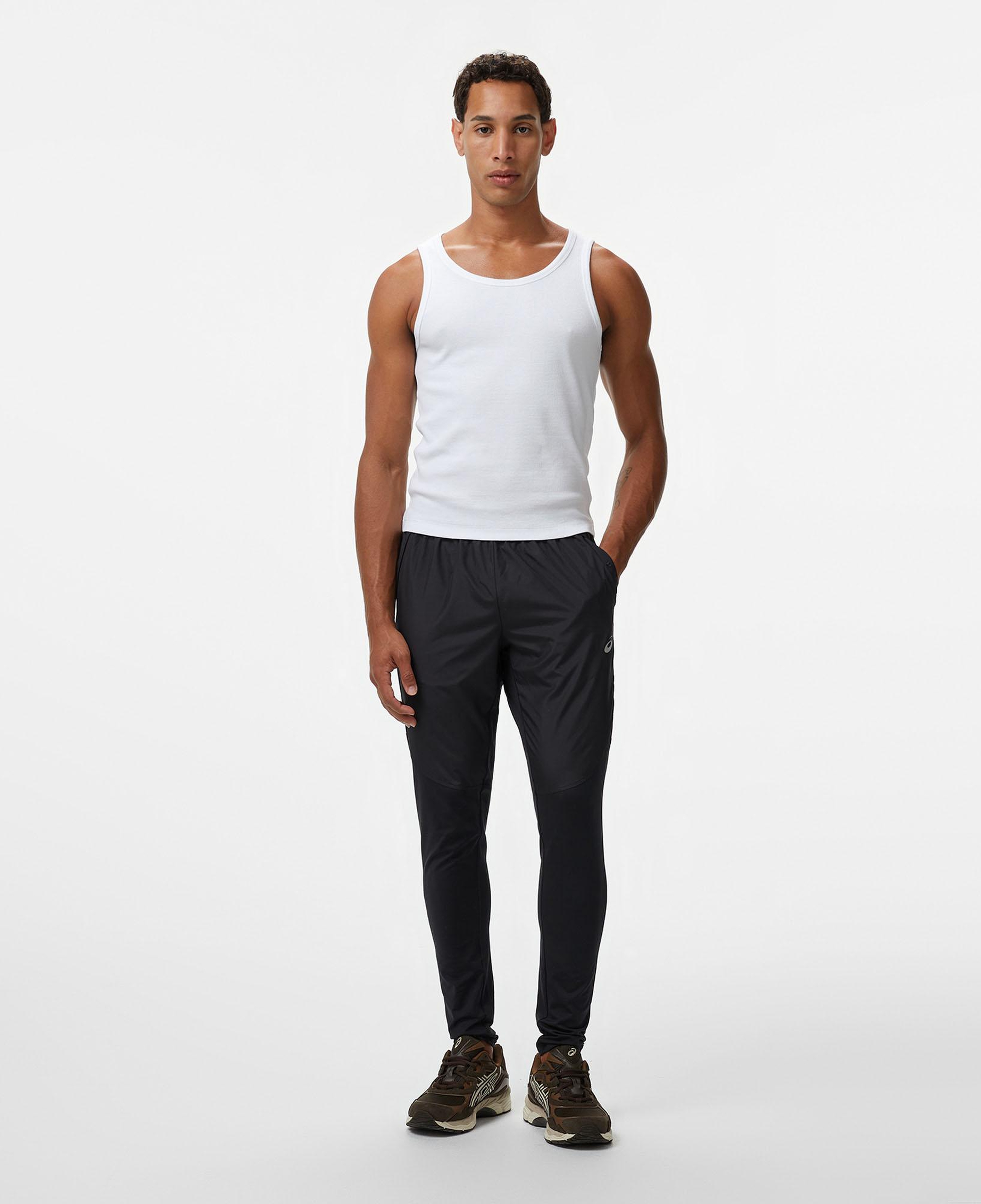 Asics Road Pant Erkek Siyah Koşu Eşofman Altı