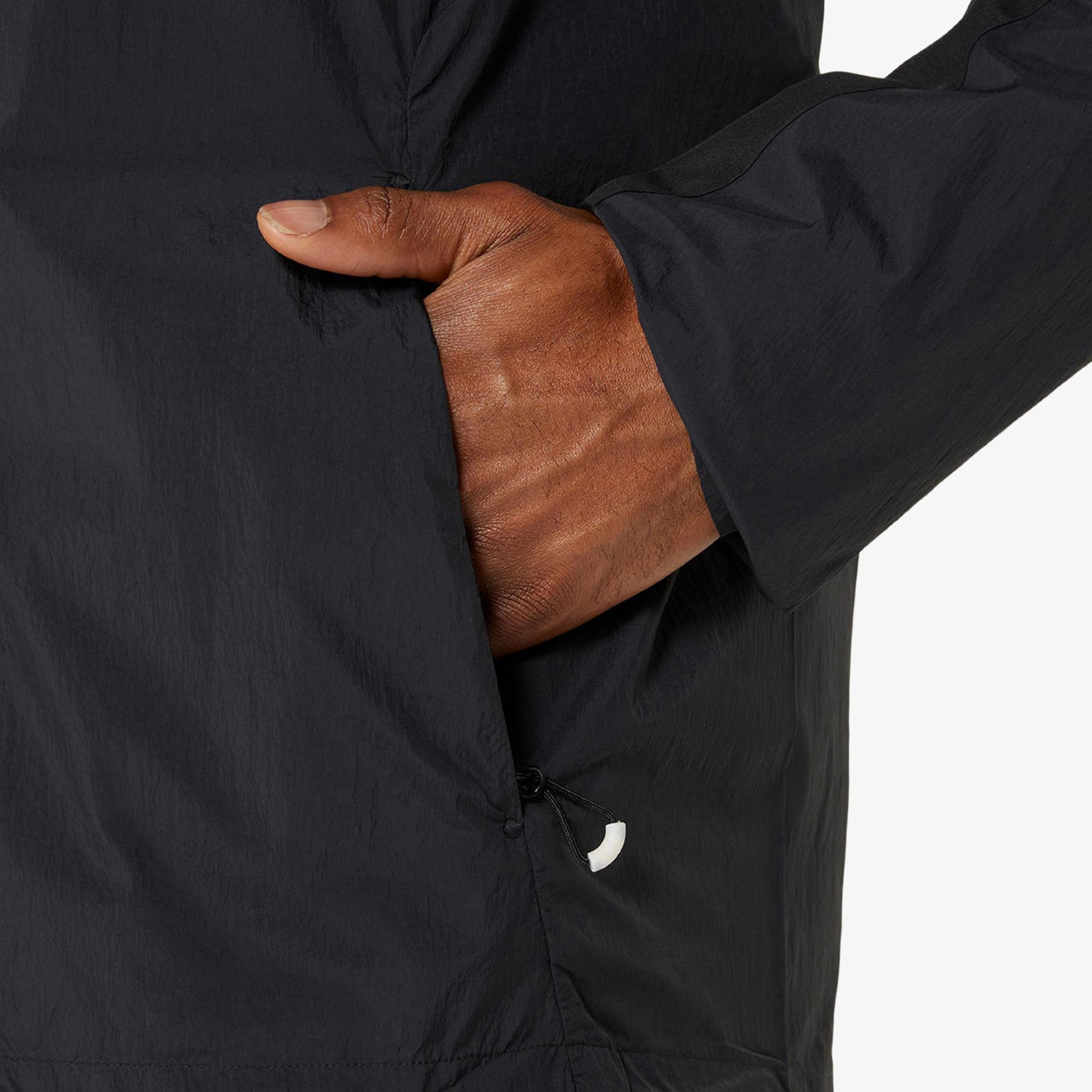 Asics Road Packable Erkek Siyah Günlük Ceket