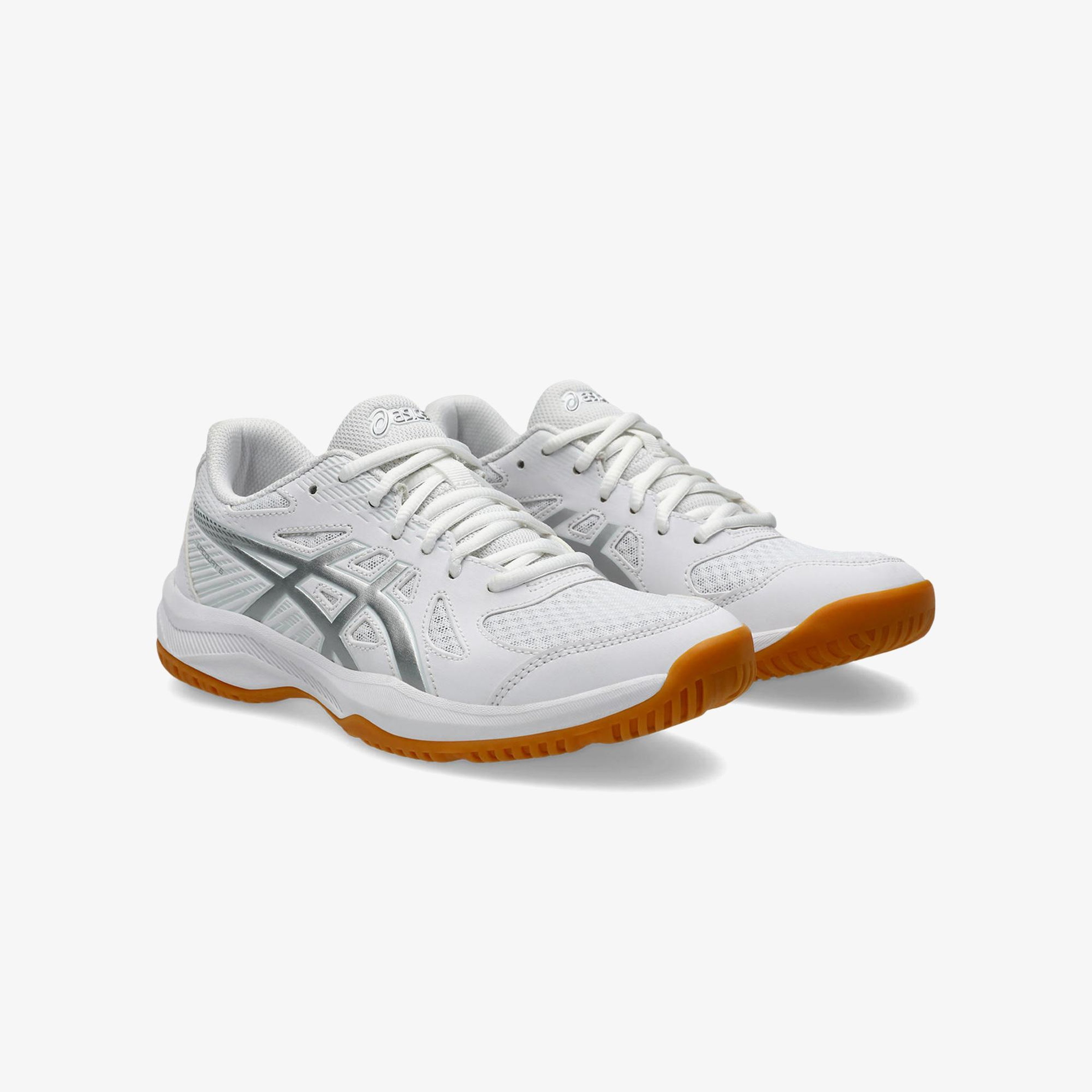 Asics Upcourt 6 Kadın Beyaz Voleybol Ayakkabısı