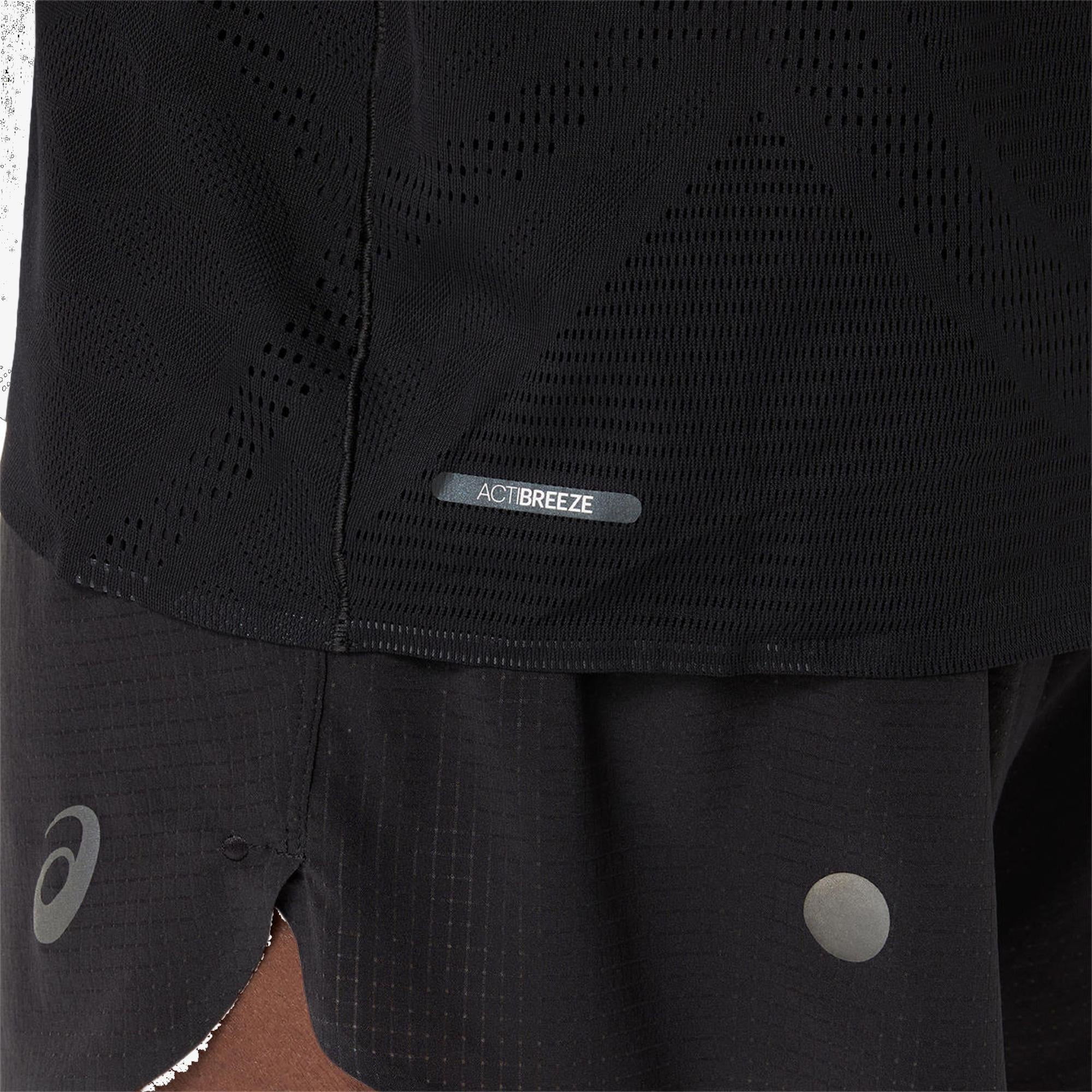 Asics Metarun Ss Top Erkek Siyah Koşu T-Shirt
