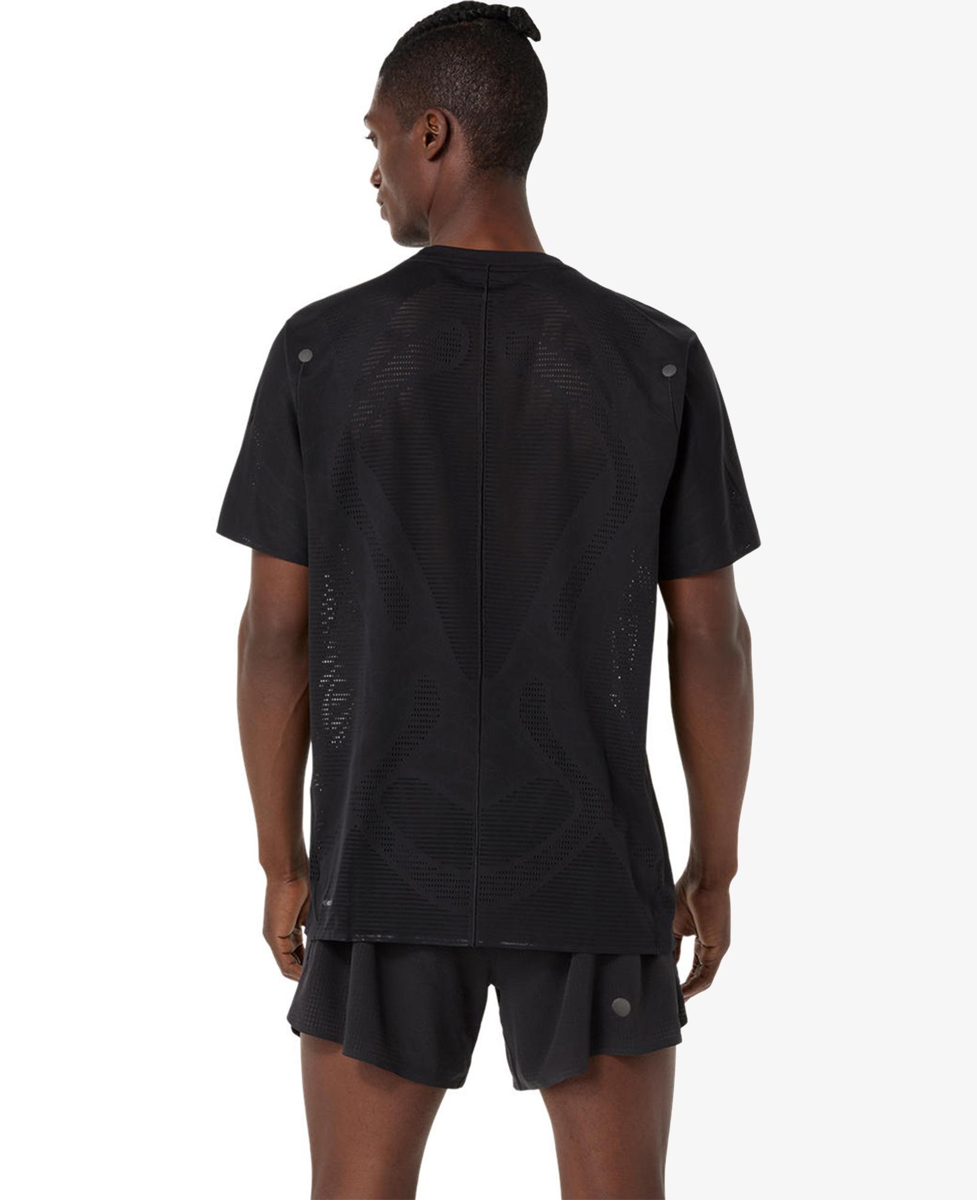Asics Metarun Ss Top Erkek Siyah Koşu T-Shirt