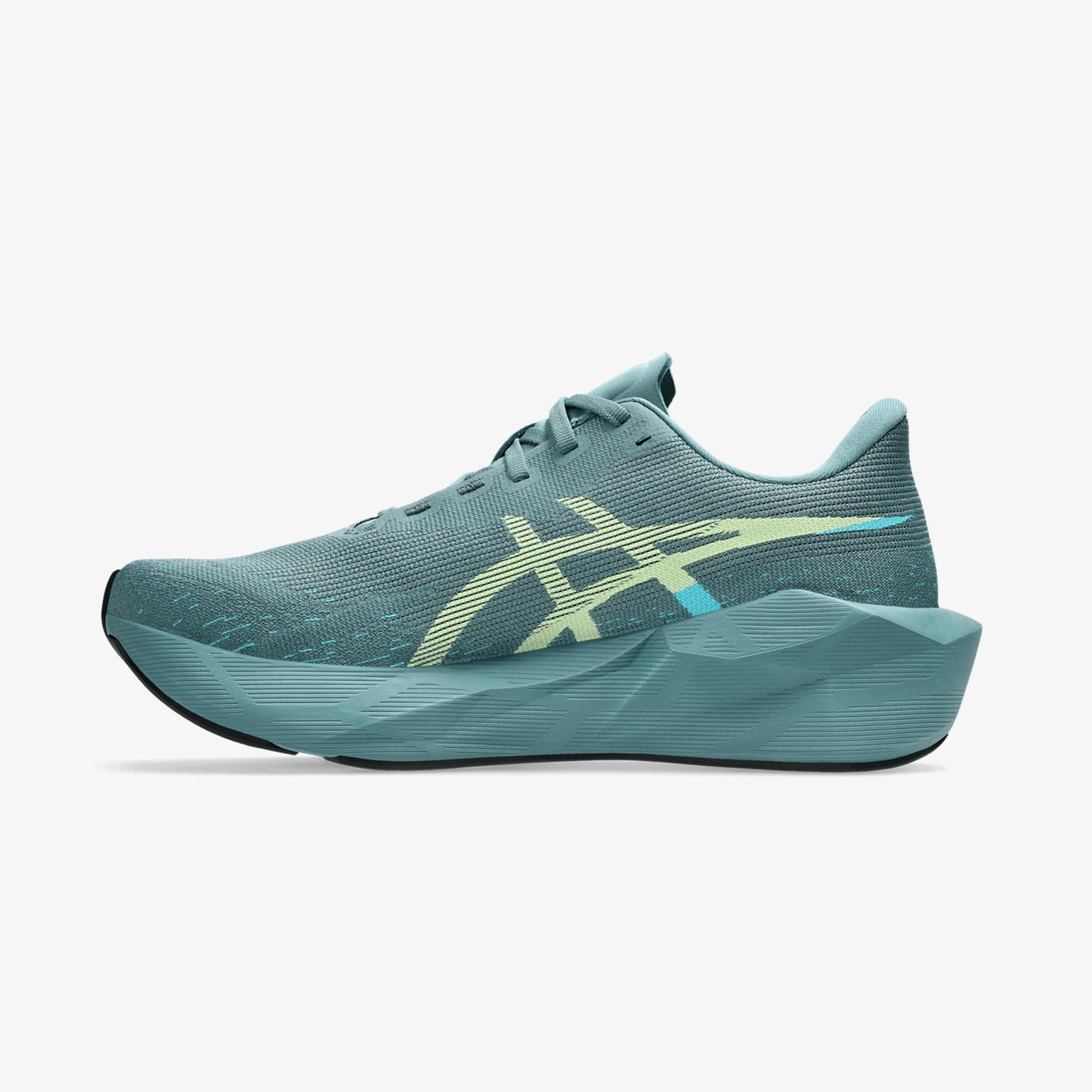 Asics Novablast 6 Erkek Yeşil Koşu Ayakkabısı