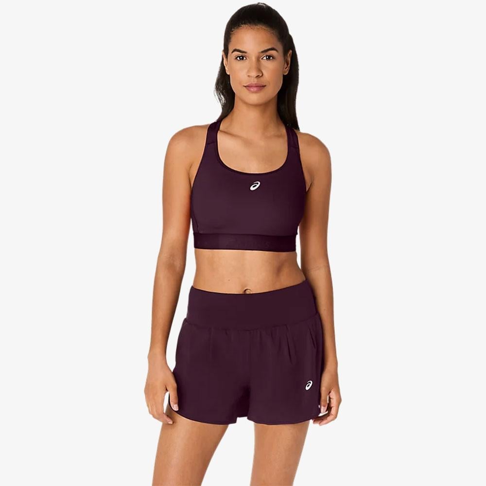 Asics Road Compression Kadın Mor Bra