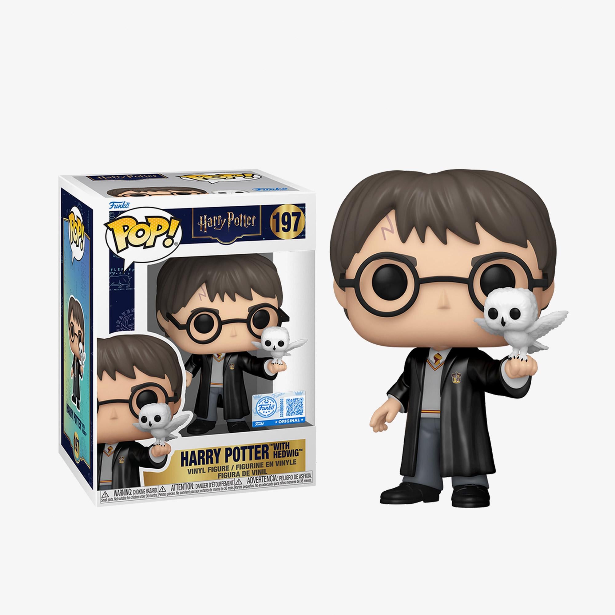 Funko Pop! Movies: Harry Potter S20- Harry with Hedwig Unisex Renkli Figür