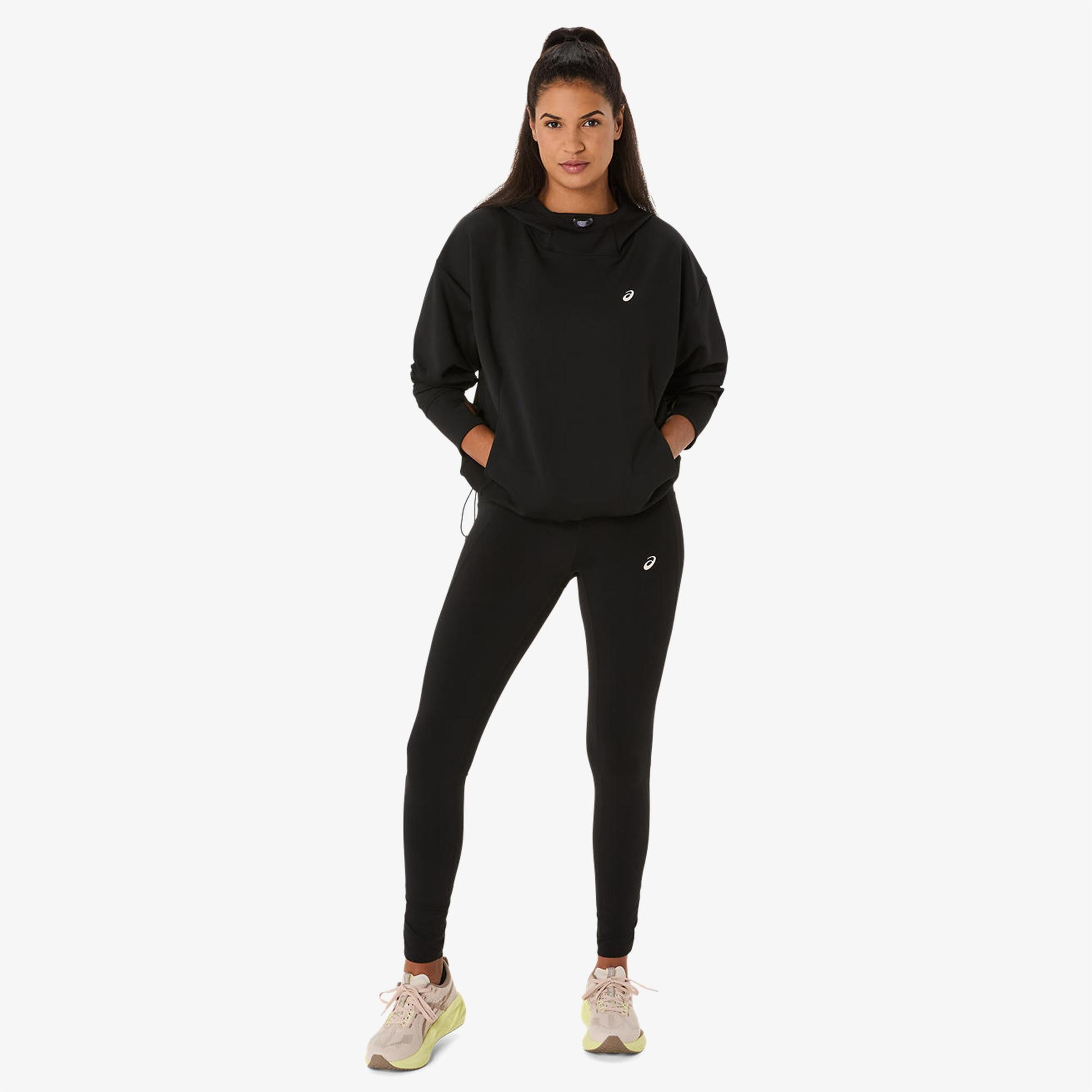 Asics Nagino Run Adjustable Kadın Siyah Koşu Tayt