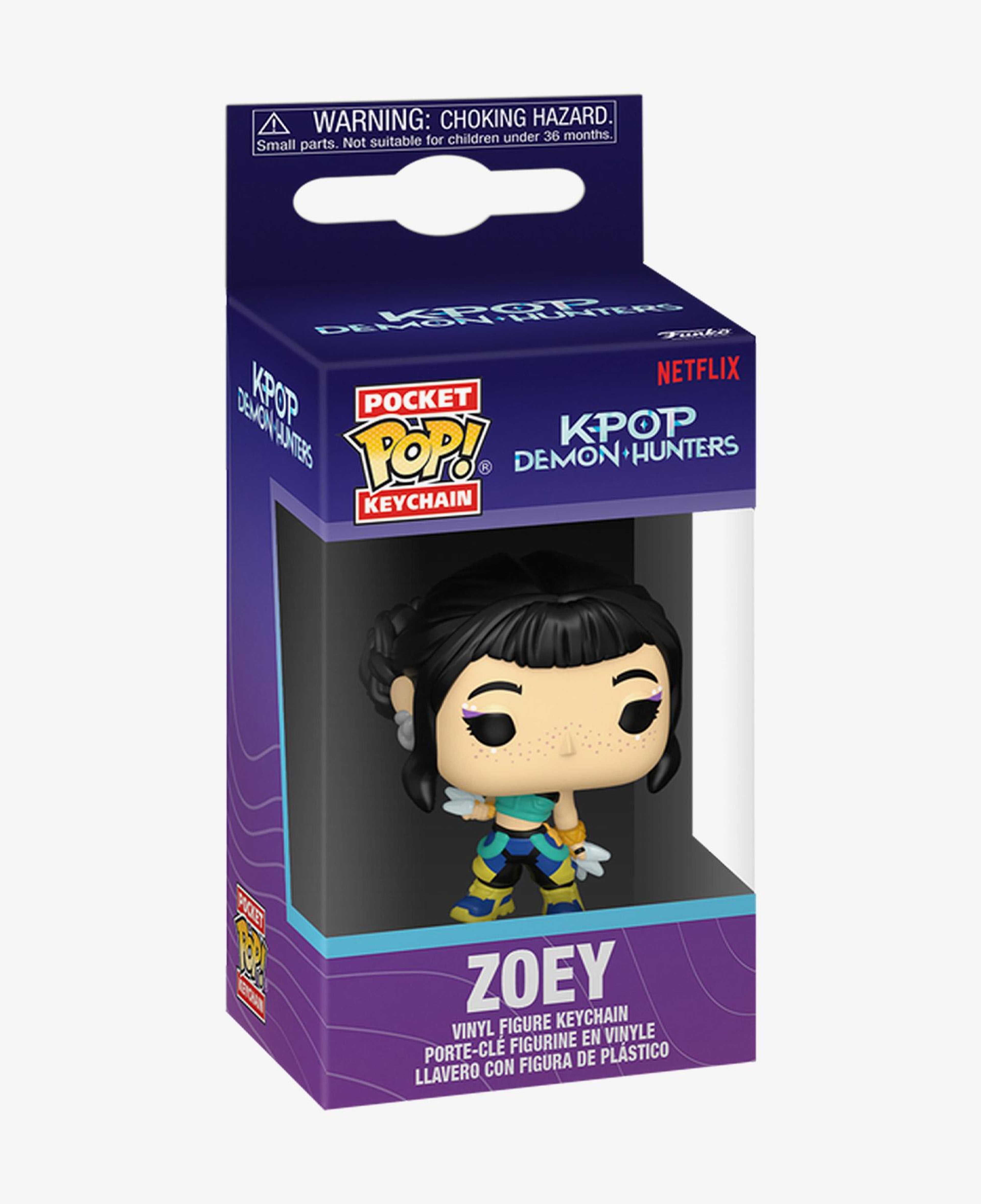 Funko Pocket Pop! Animation: Kpop Demon Hunters Zoey Unisex Renkli Figür