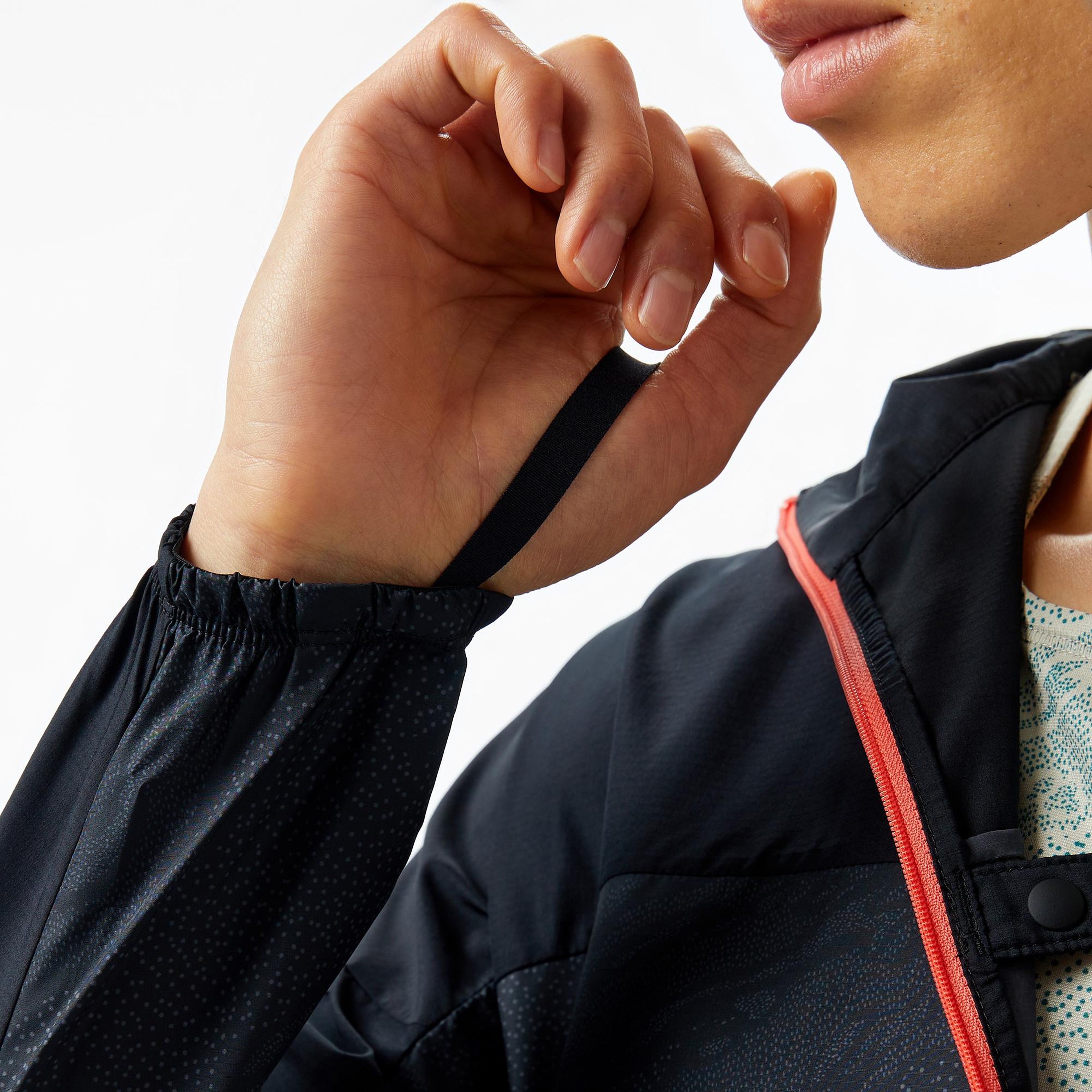 Asics Fujitrail Packable Windbreaker Erkek Siyah Koşu Ceketi