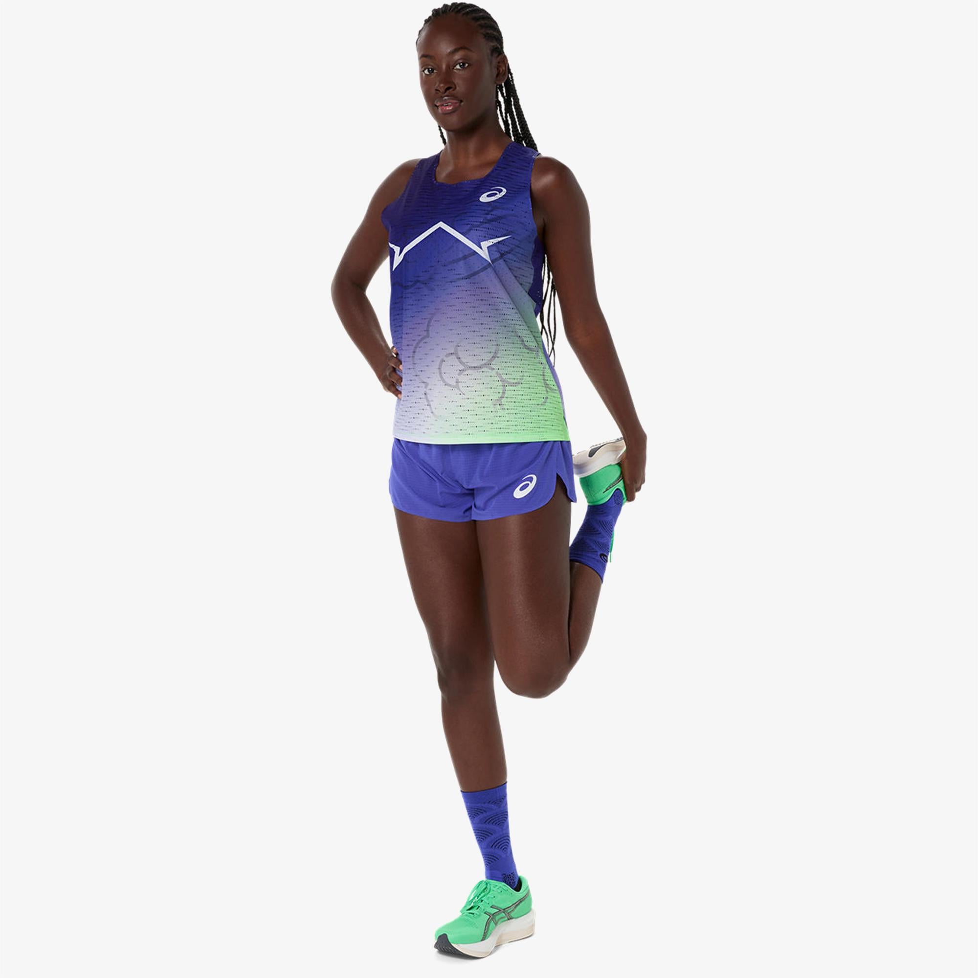 Asics Actibreeze Light Kadın Lacivert Koşu Şortu