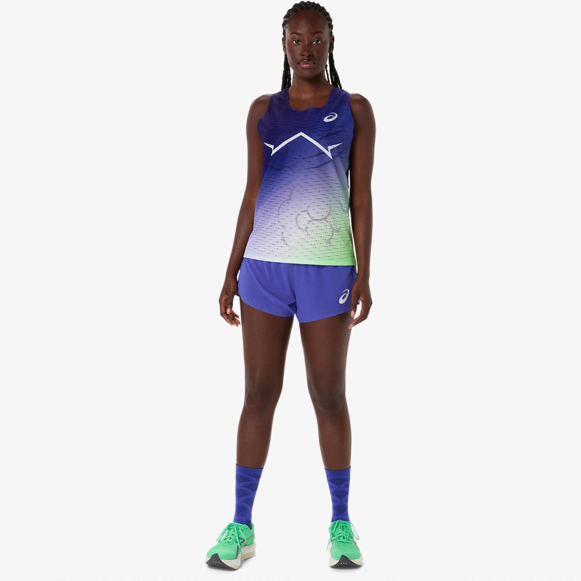 Asics Actibreeze Light Kadın Lacivert Koşu Şortu