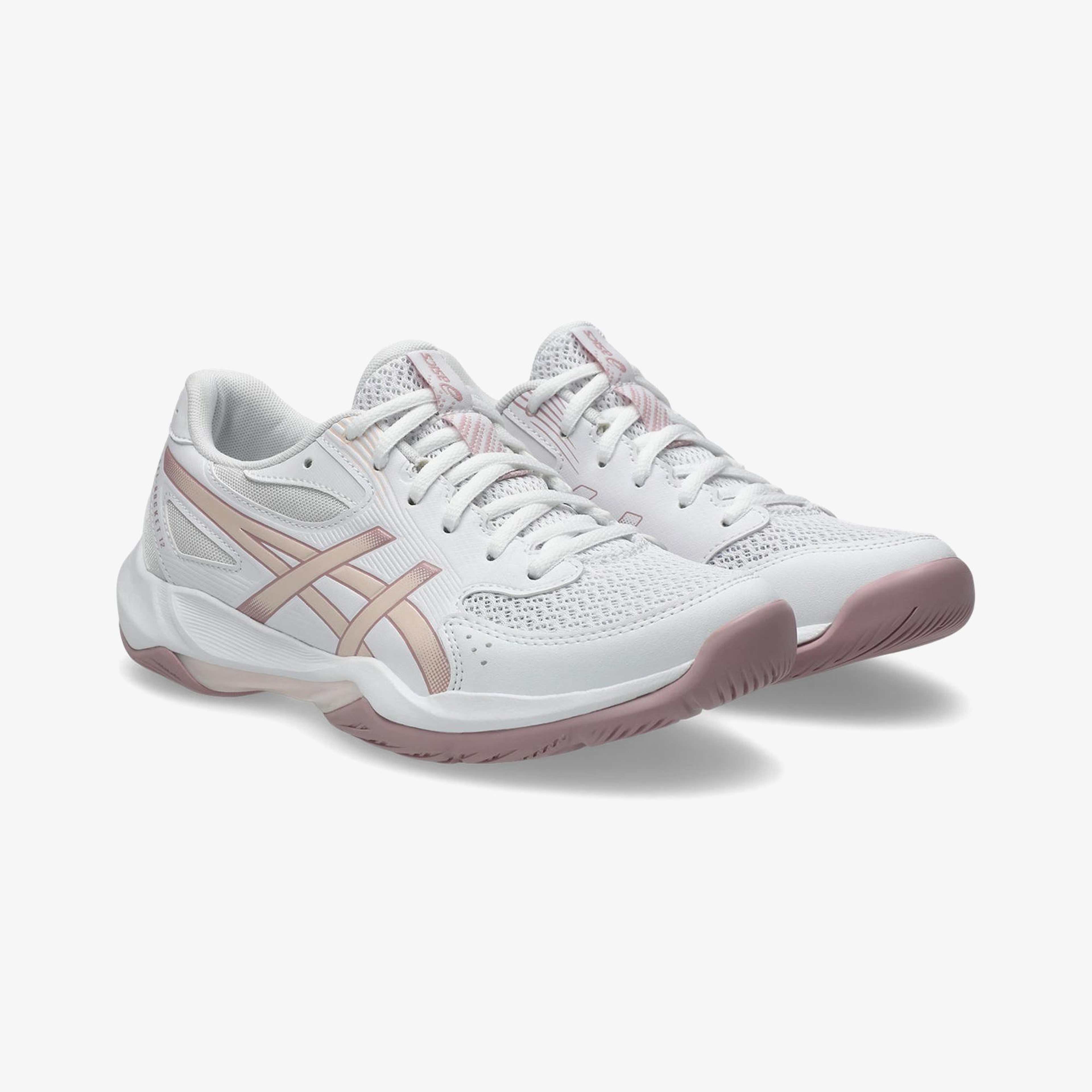 Asics Gel-Rocket 12 Kadın Beyaz Voleybol Ayakkabısı