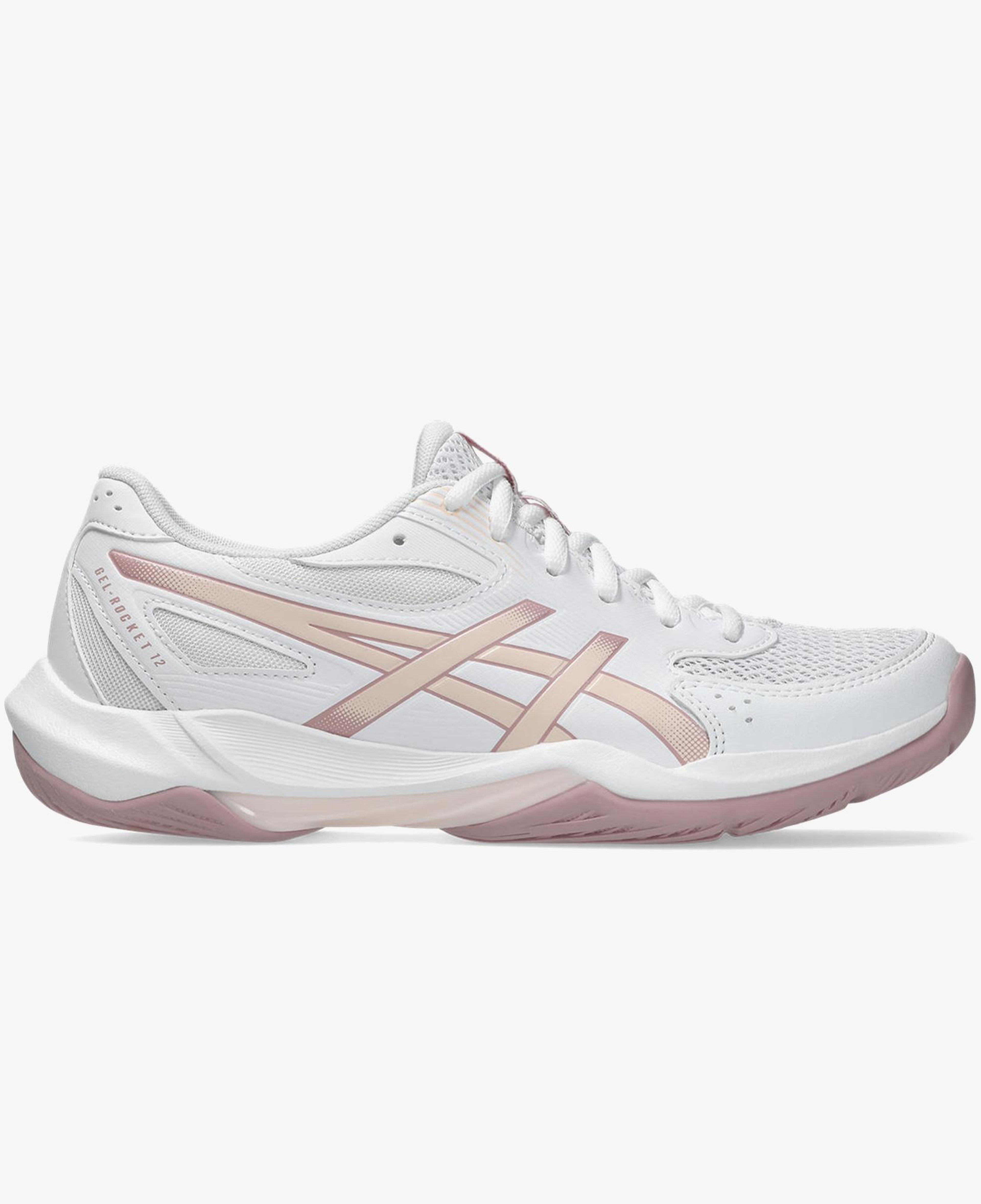 Asics Gel-Rocket 12 Kadın Beyaz Voleybol Ayakkabısı