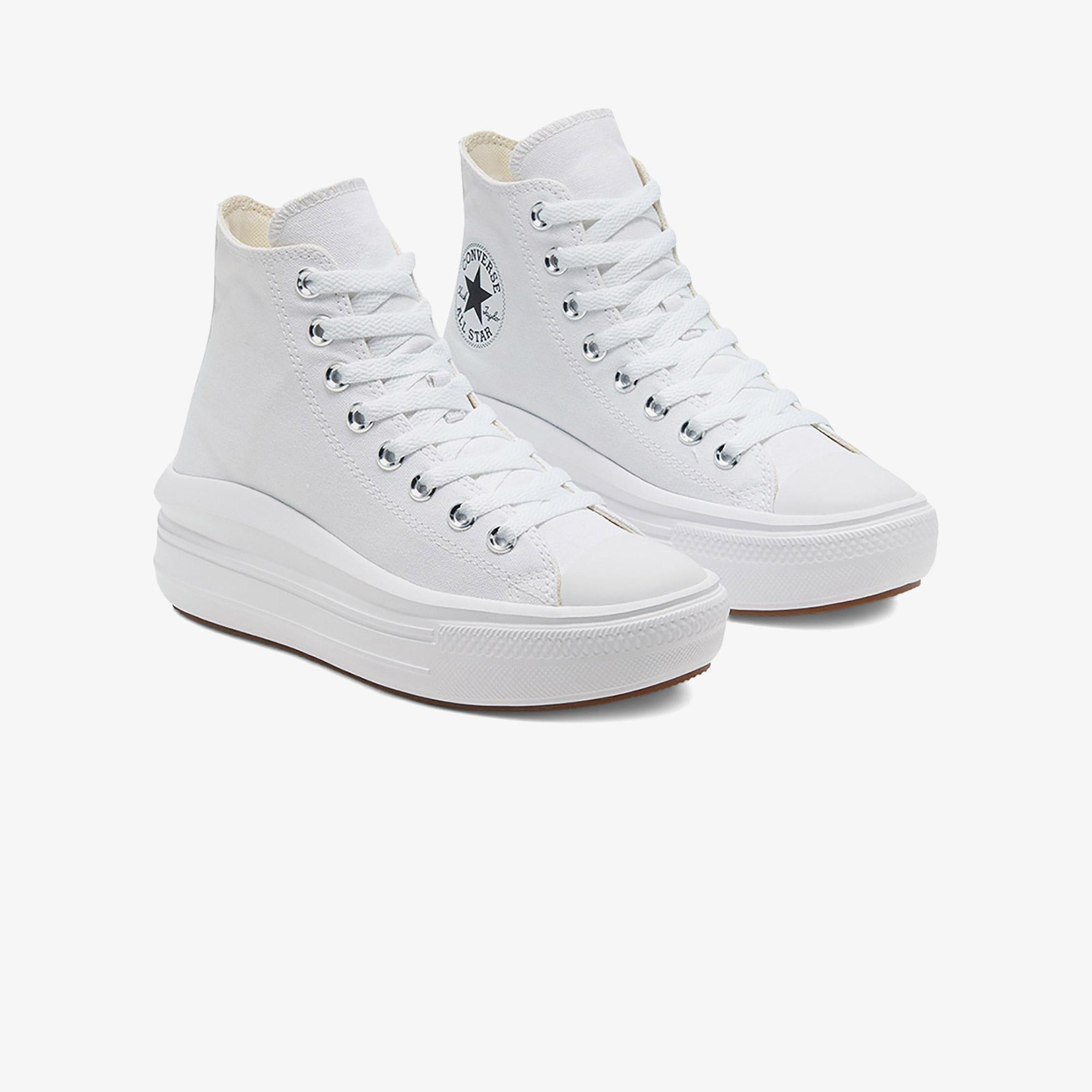 Converse Chuck Taylor All Star Move Kadın Beyaz Sneaker