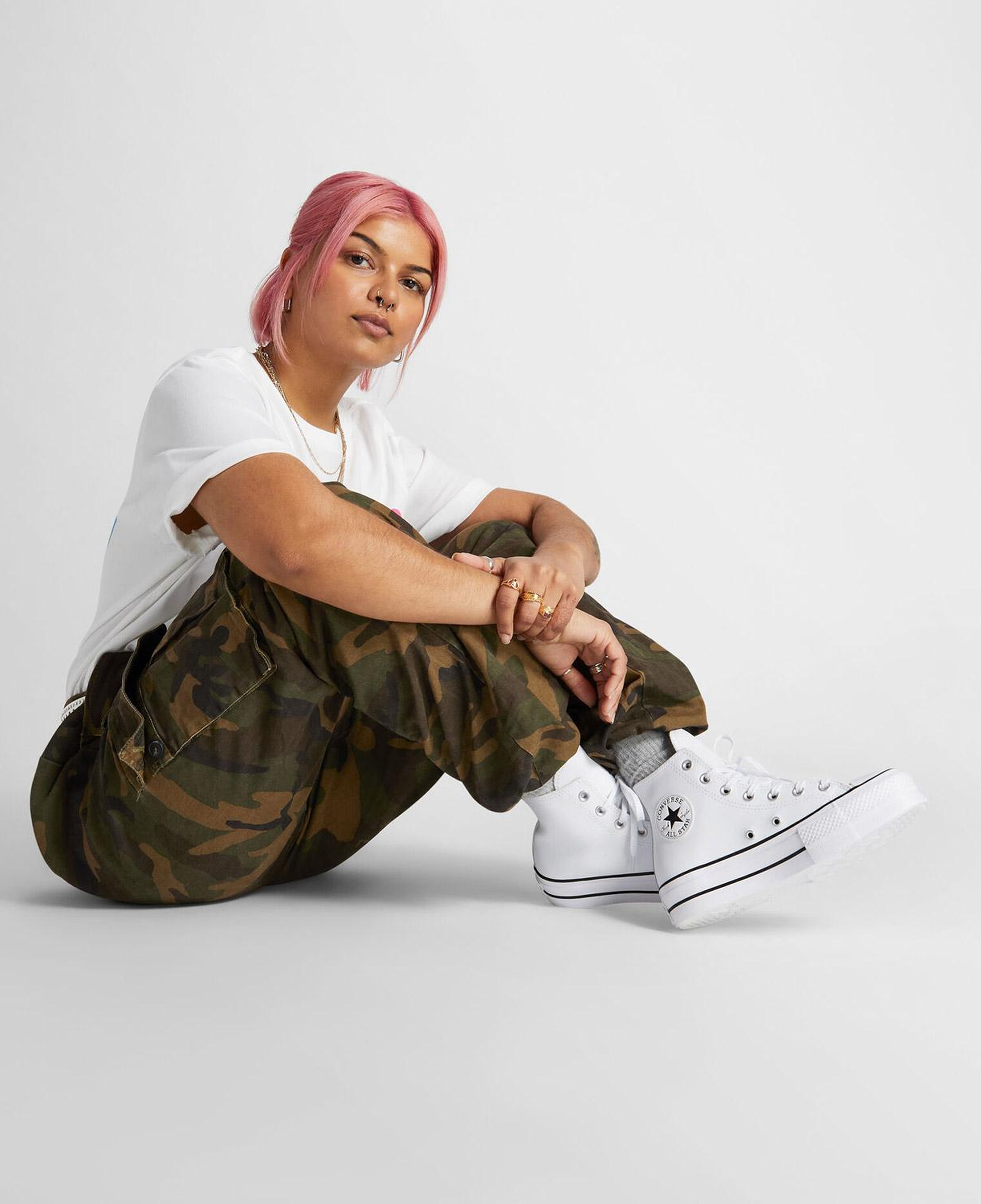 Converse Chuck Taylor All Star Kadın Beyaz Deri Sneaker