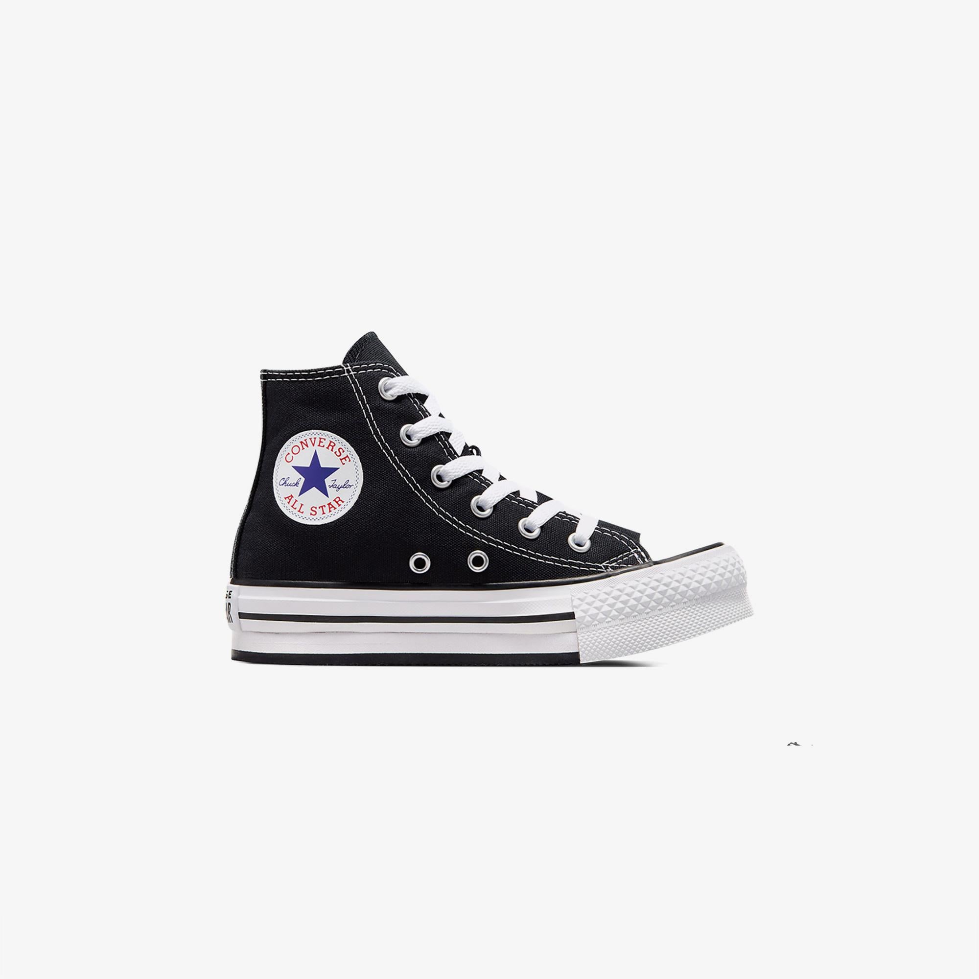 Converse Chuck Taylor All Star Eva Lift Çocuk Siyah Platform Sneaker