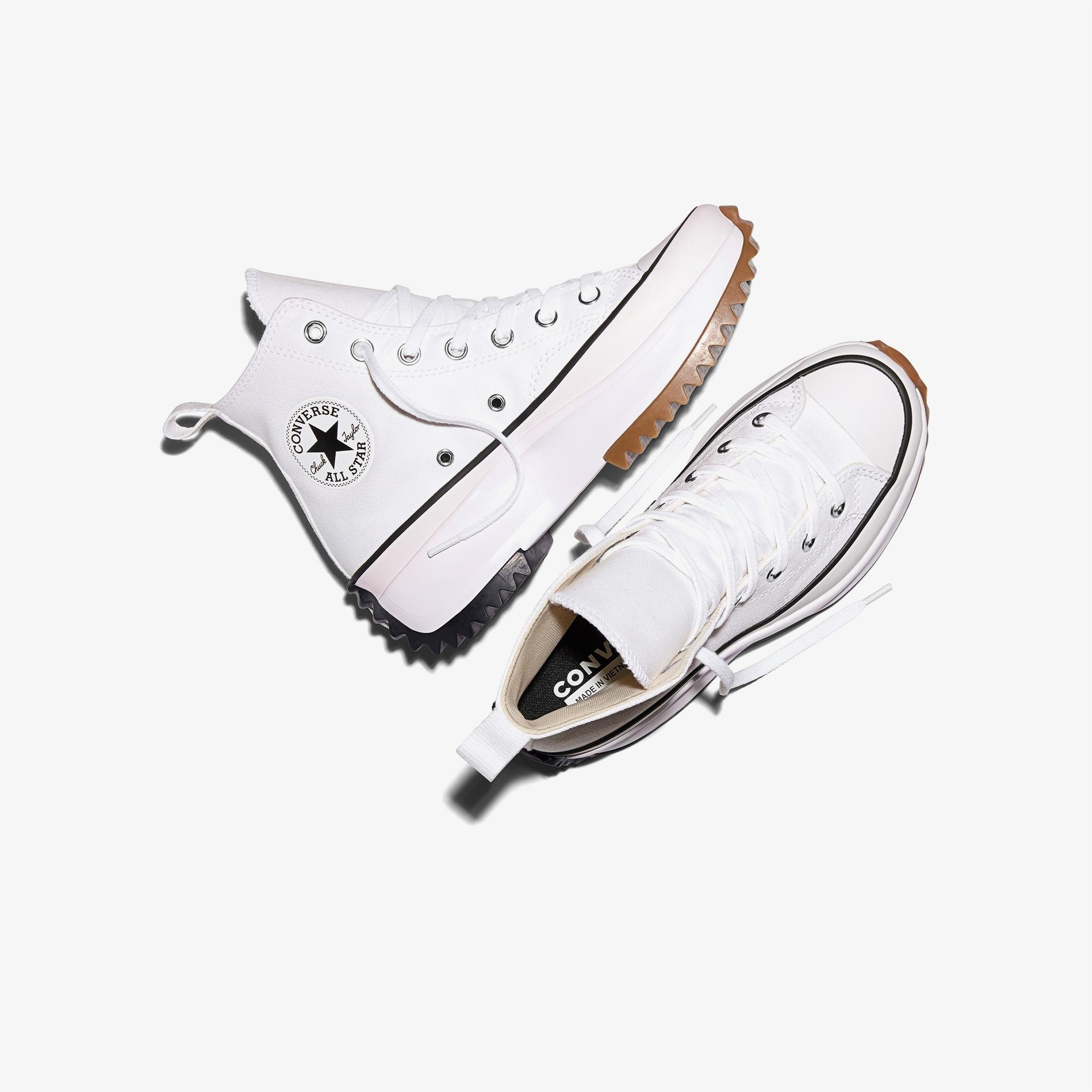 Converse Run Star Hike Unisex Beyaz Platform Sneaker