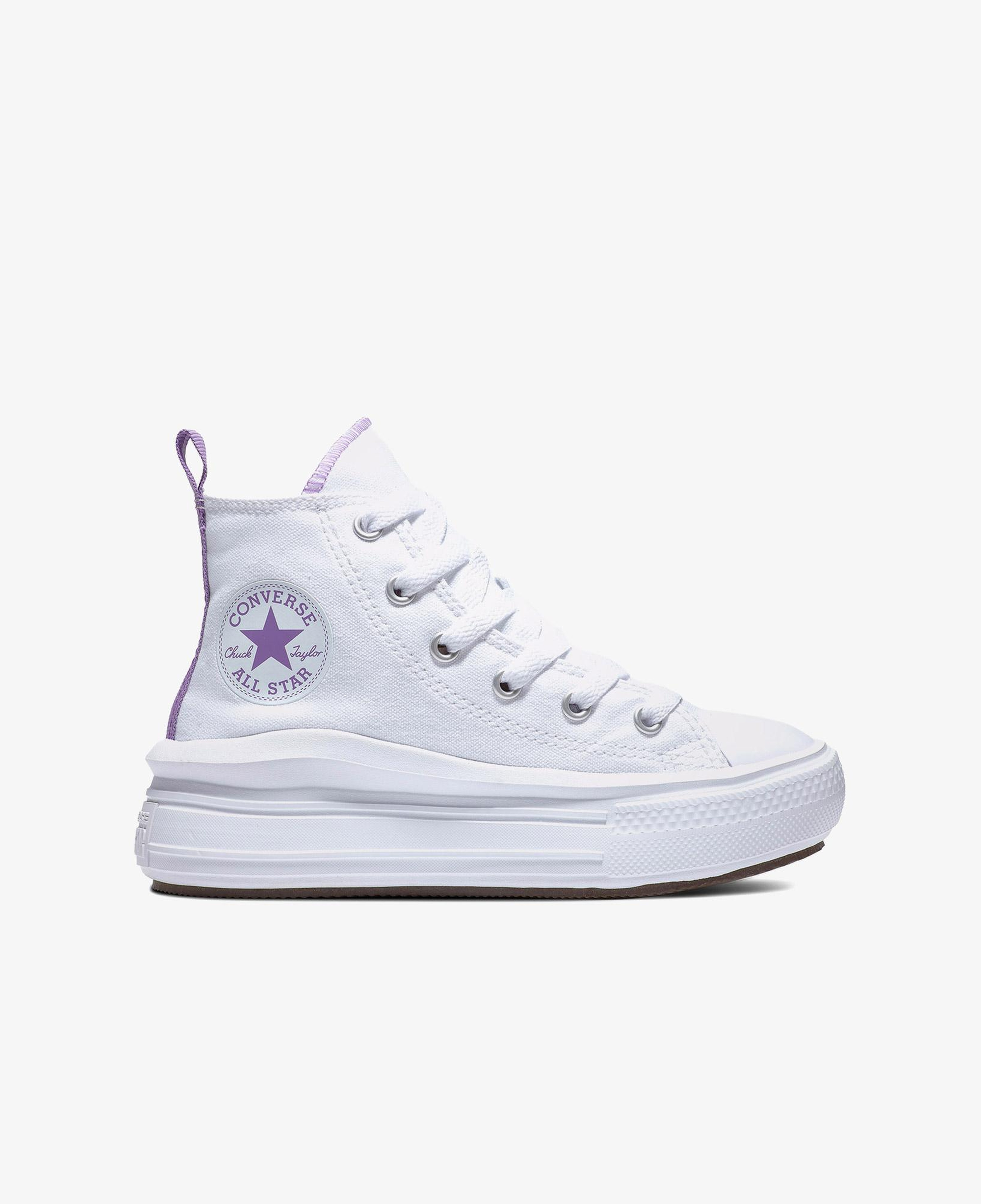Converse Chuck Taylor All Star Move Çocuk Beyaz Platform Sneaker