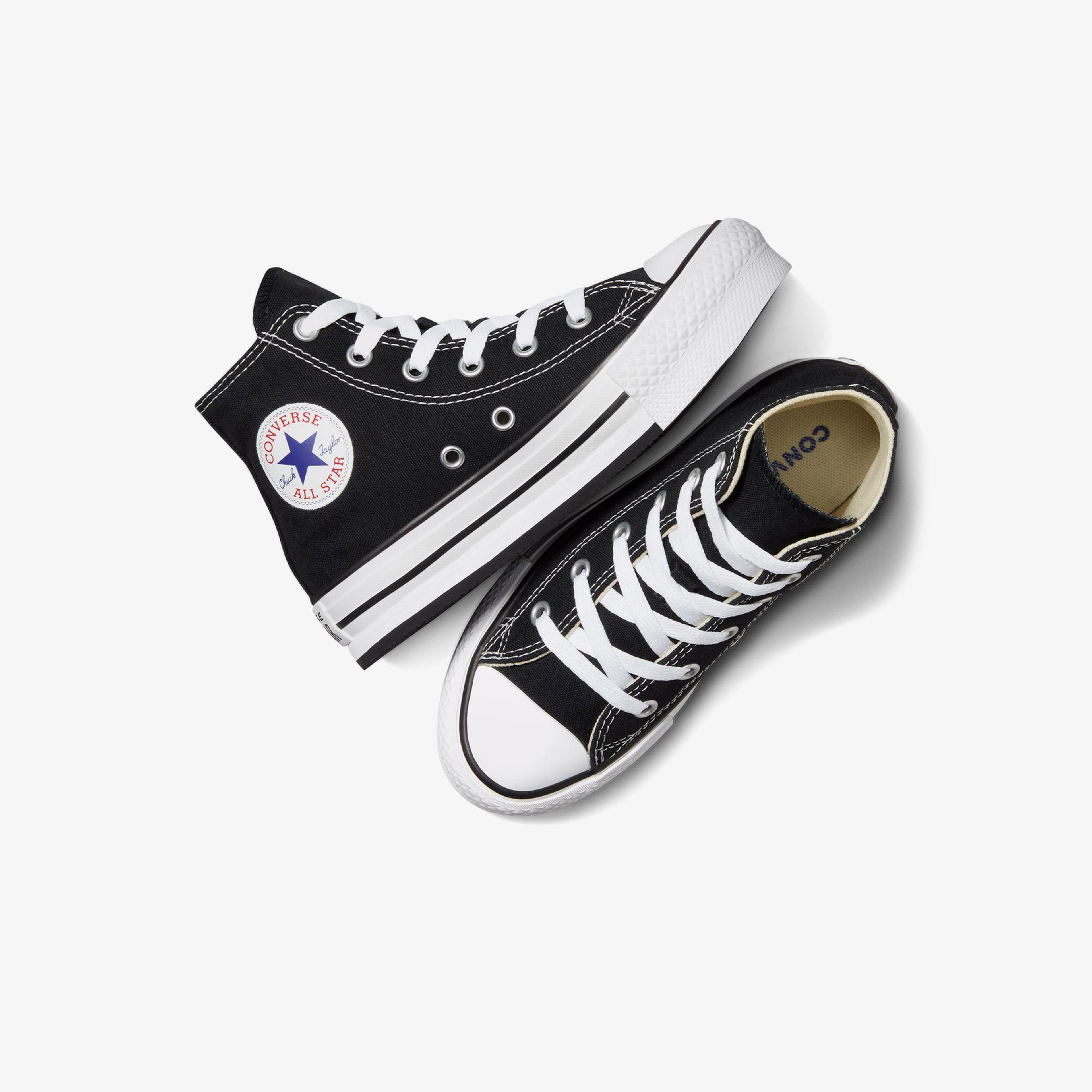 Converse Chuck Taylor All Star Eva Lift Çocuk Siyah Platform Sneaker