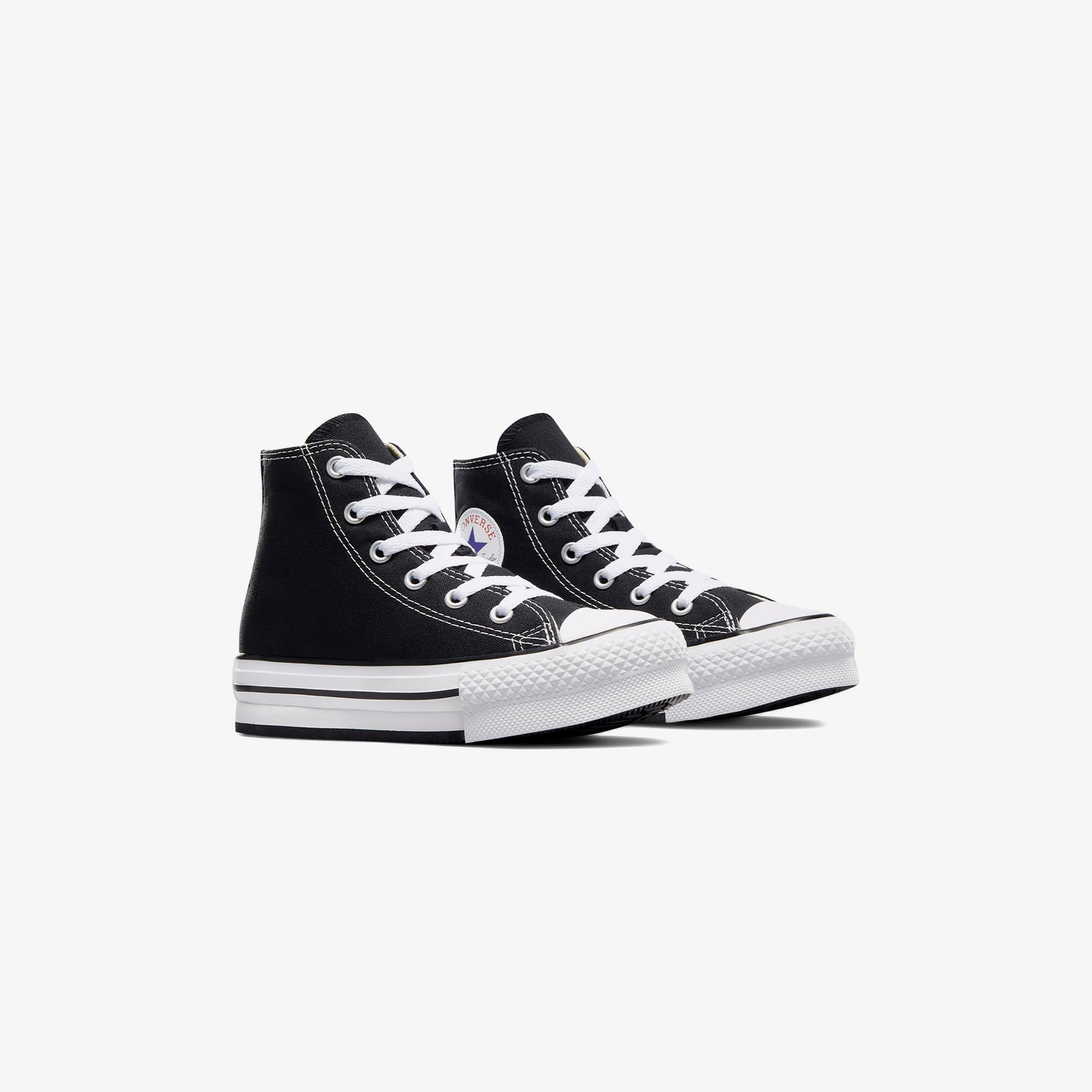 Converse Chuck Taylor All Star Eva Lift Çocuk Siyah Platform Sneaker
