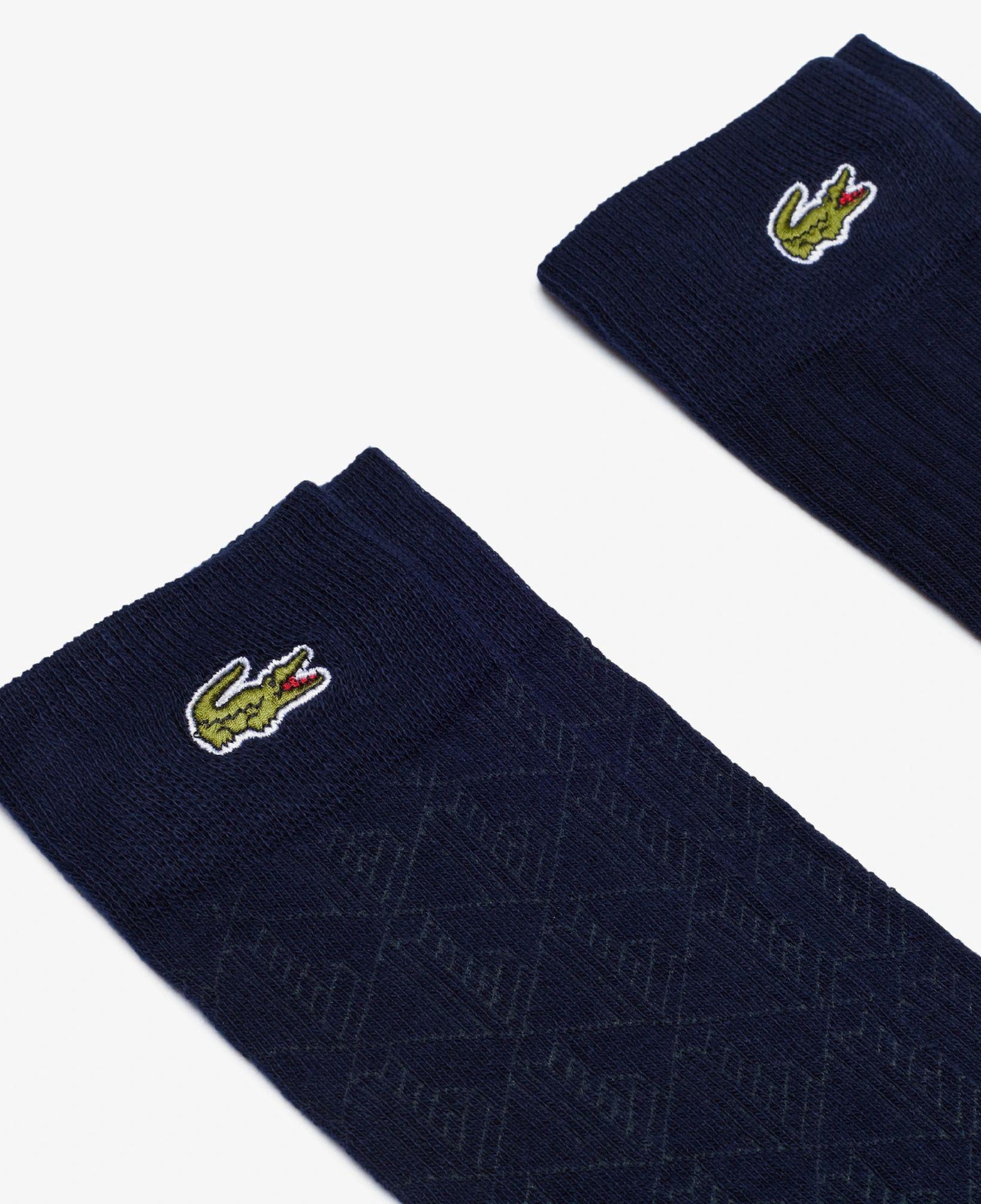 Lacoste Erkek Baskılı Lacivert Çorap