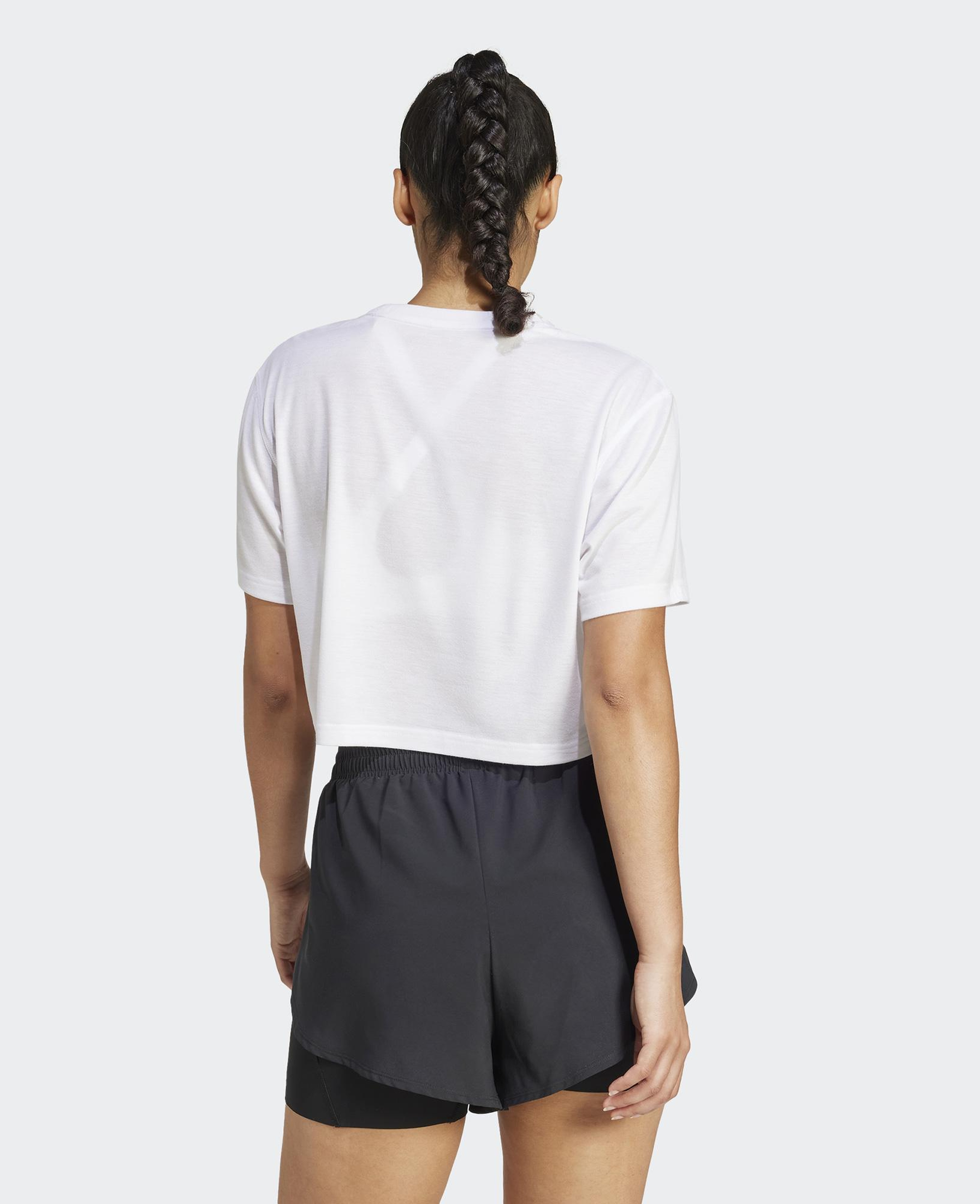adidas Train Essentials Boxy Workout Kadın Beyaz Antrenman T-Shirt
