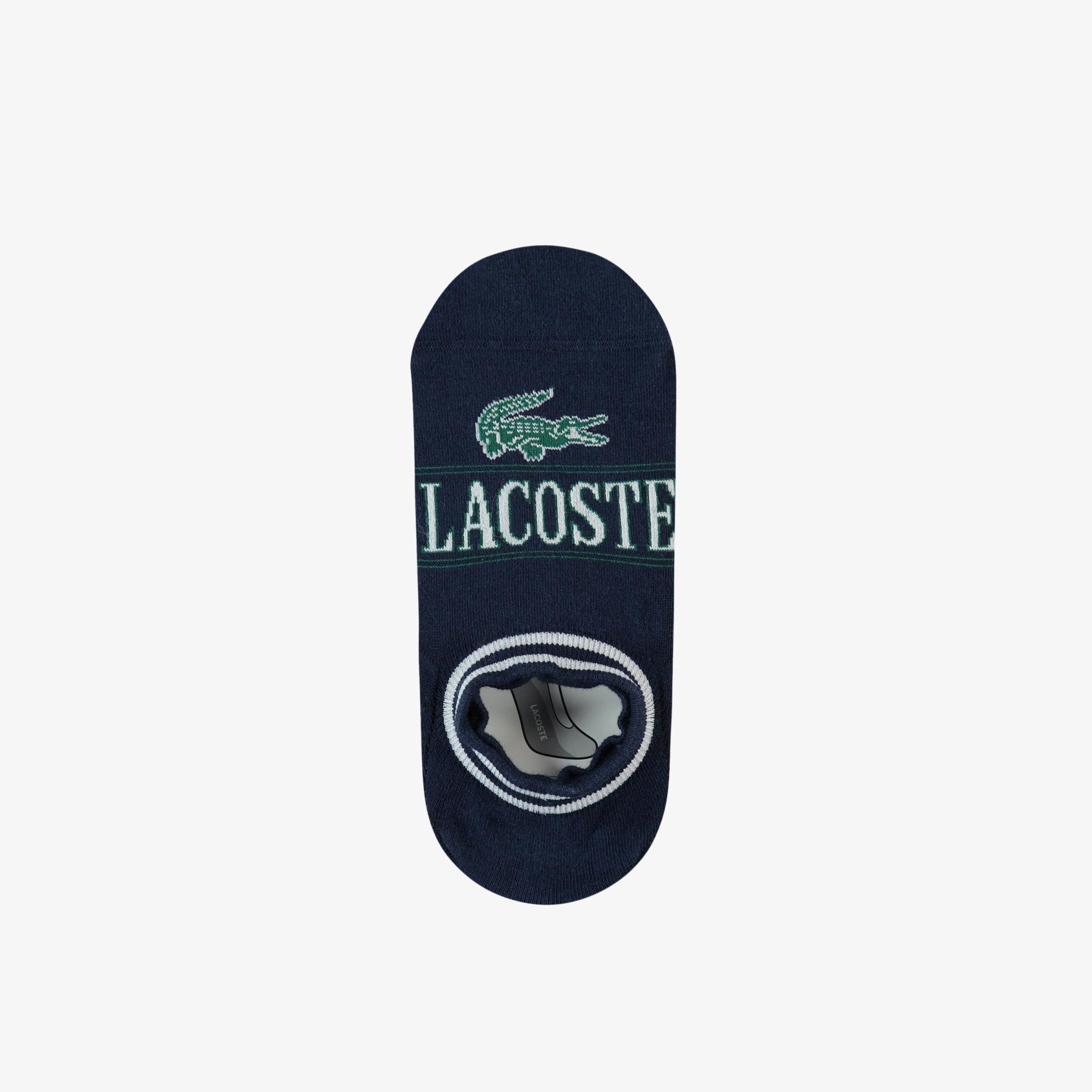 Lacoste Erkek Baskılı Lacivert Çorap