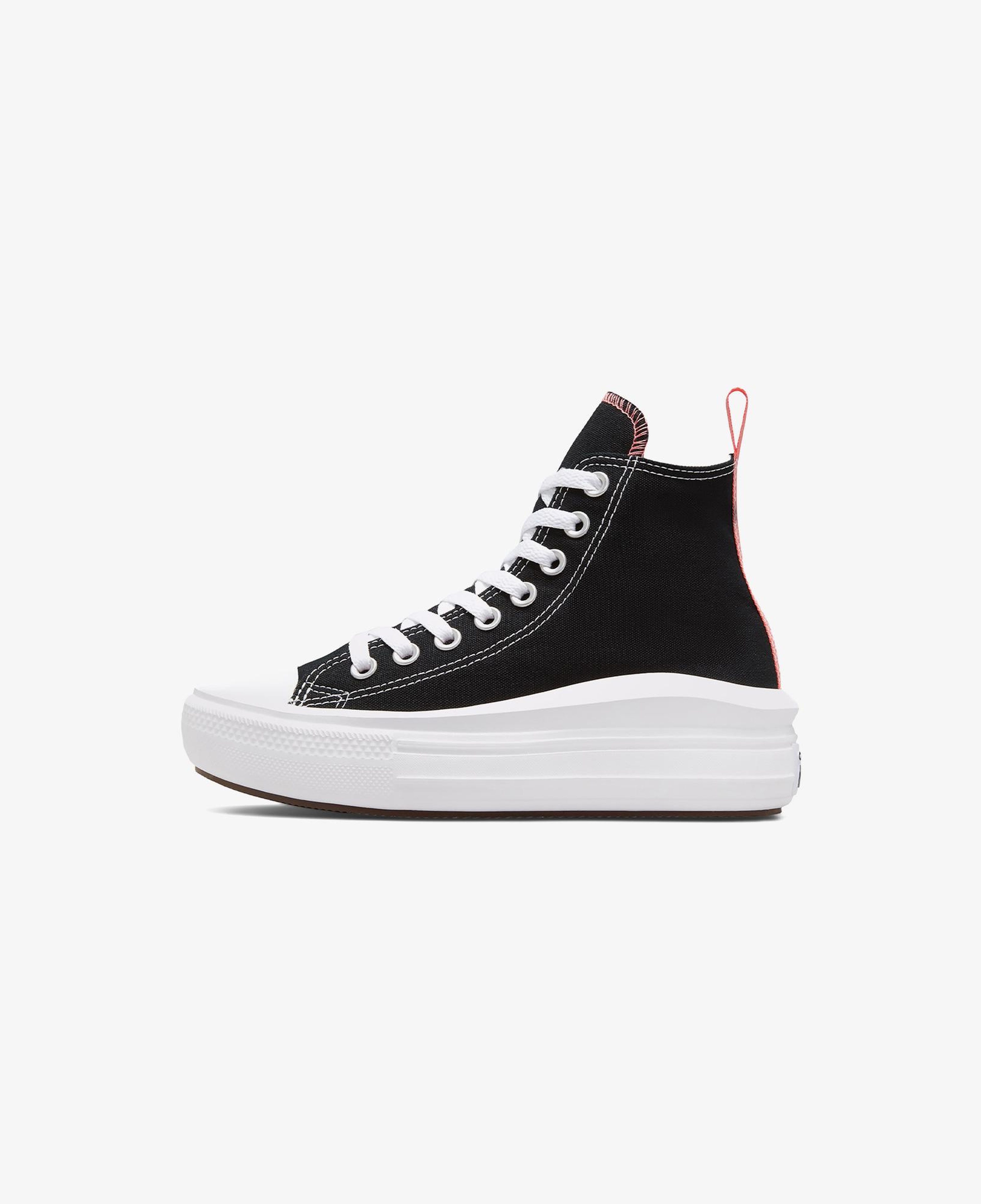 Converse Chuck Taylor All Star Move Çocuk Siyah Platform Sneaker