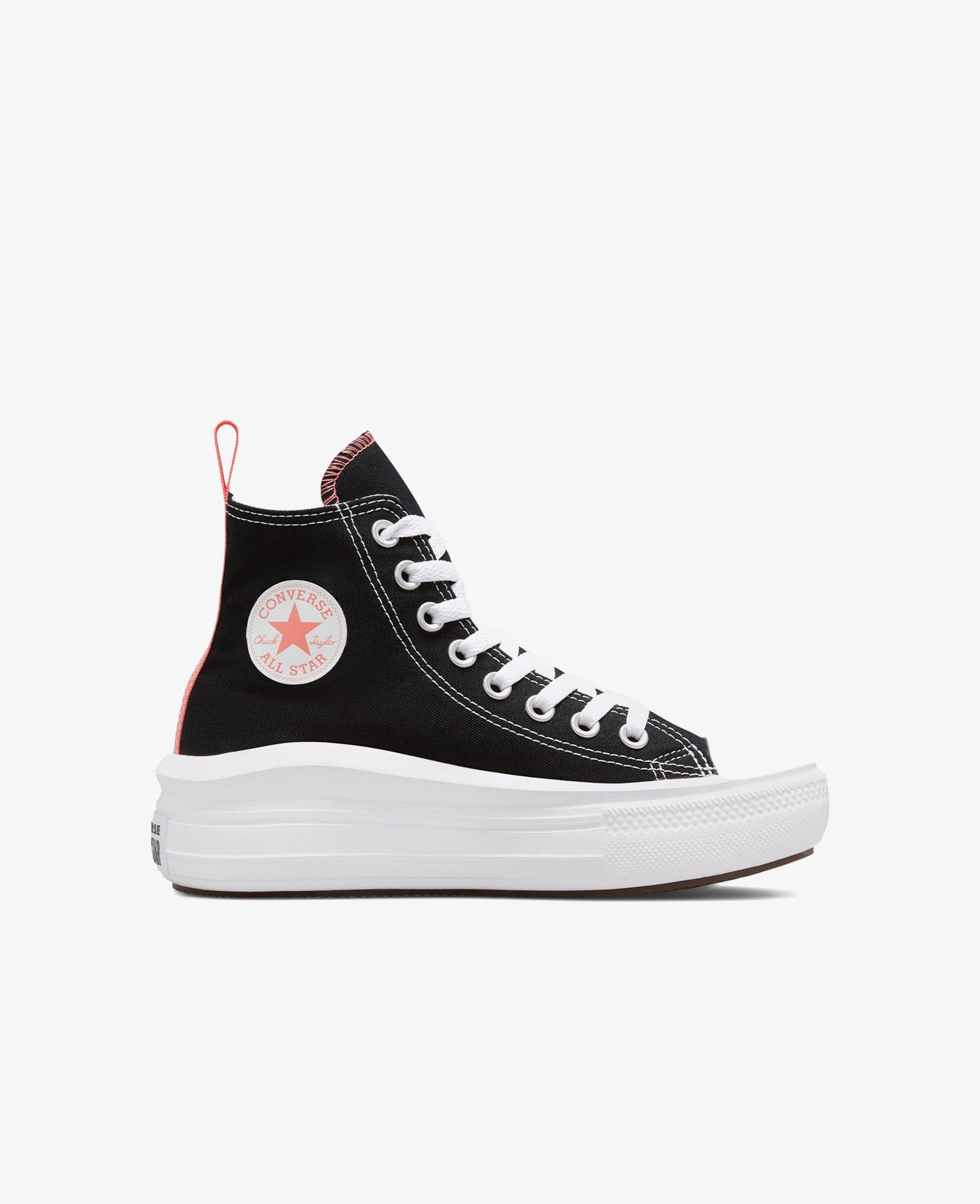 Converse Chuck Taylor All Star Move Çocuk Siyah Platform Sneaker