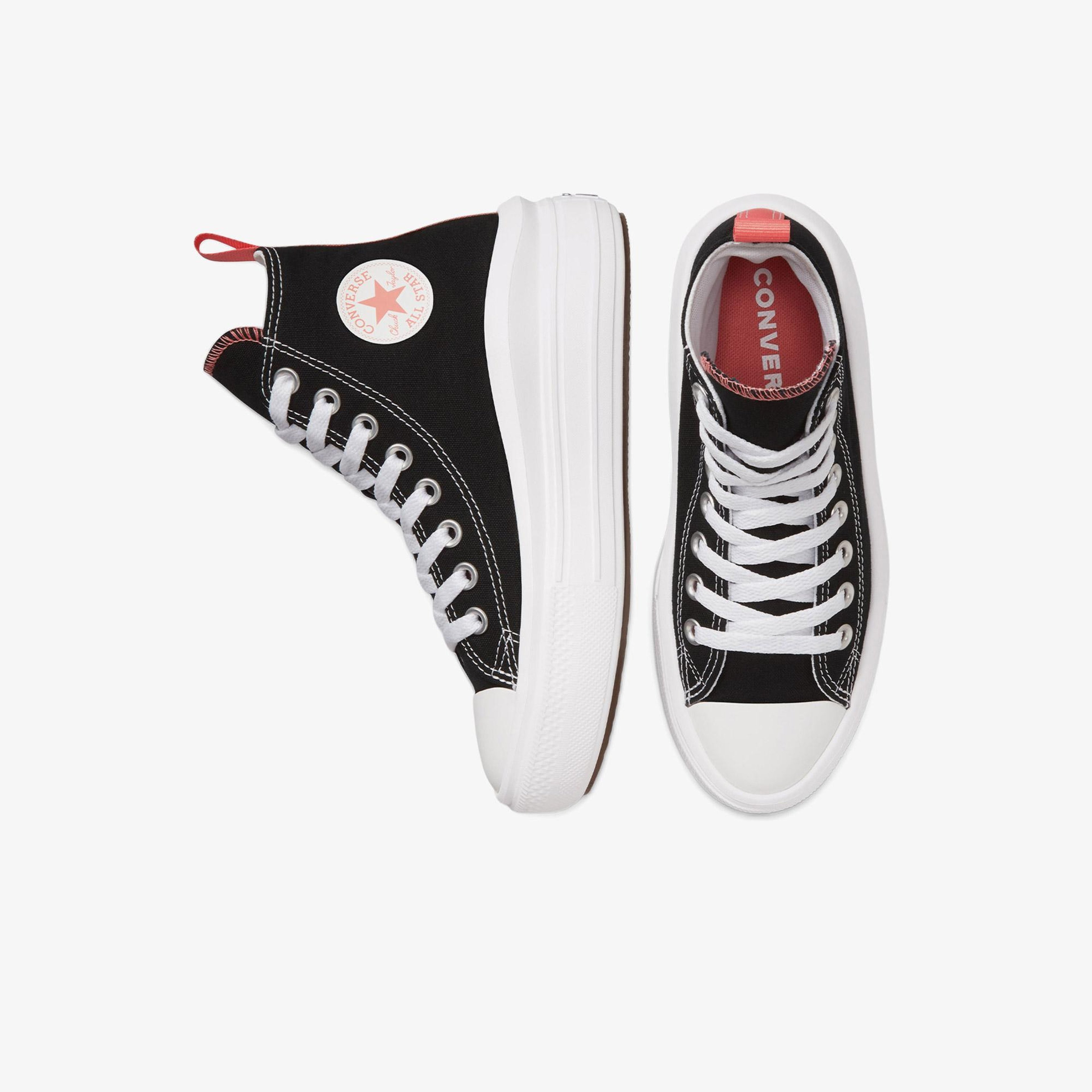 Converse Chuck Taylor All Star Move Çocuk Siyah Platform Sneaker