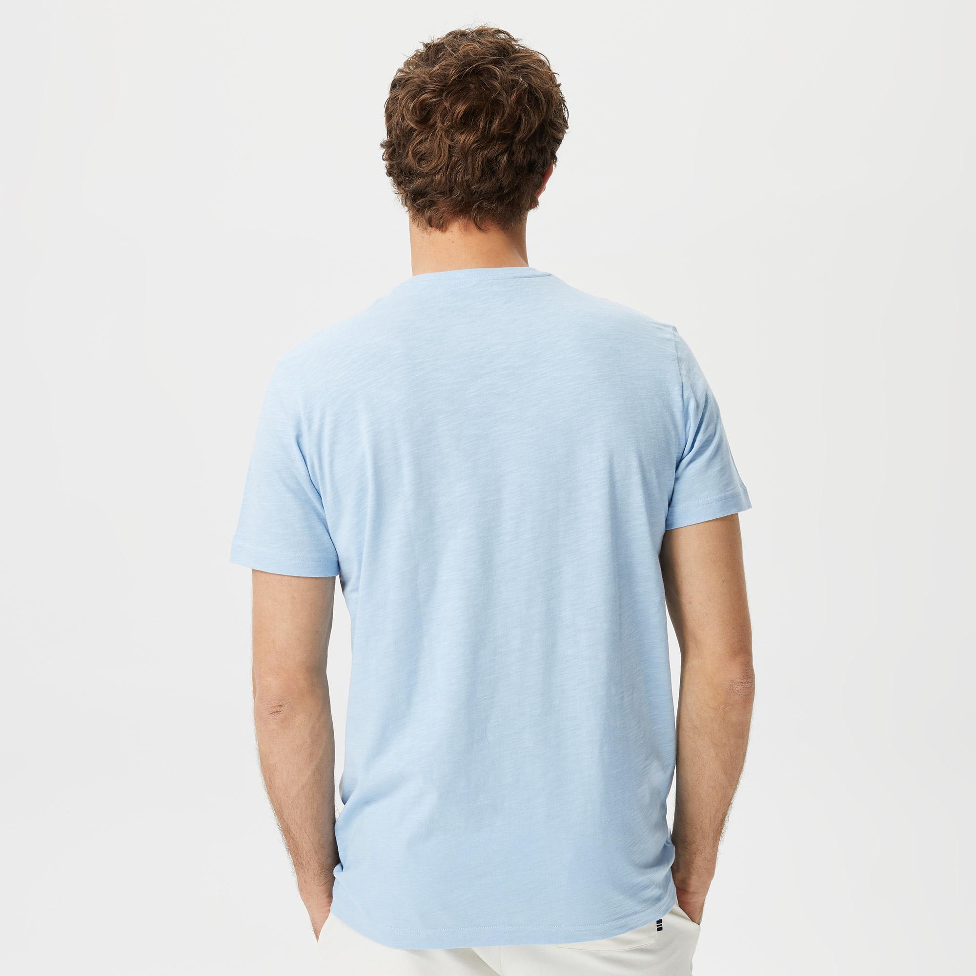 Nautica Erkek Mavi Standart Fit T-Shirt