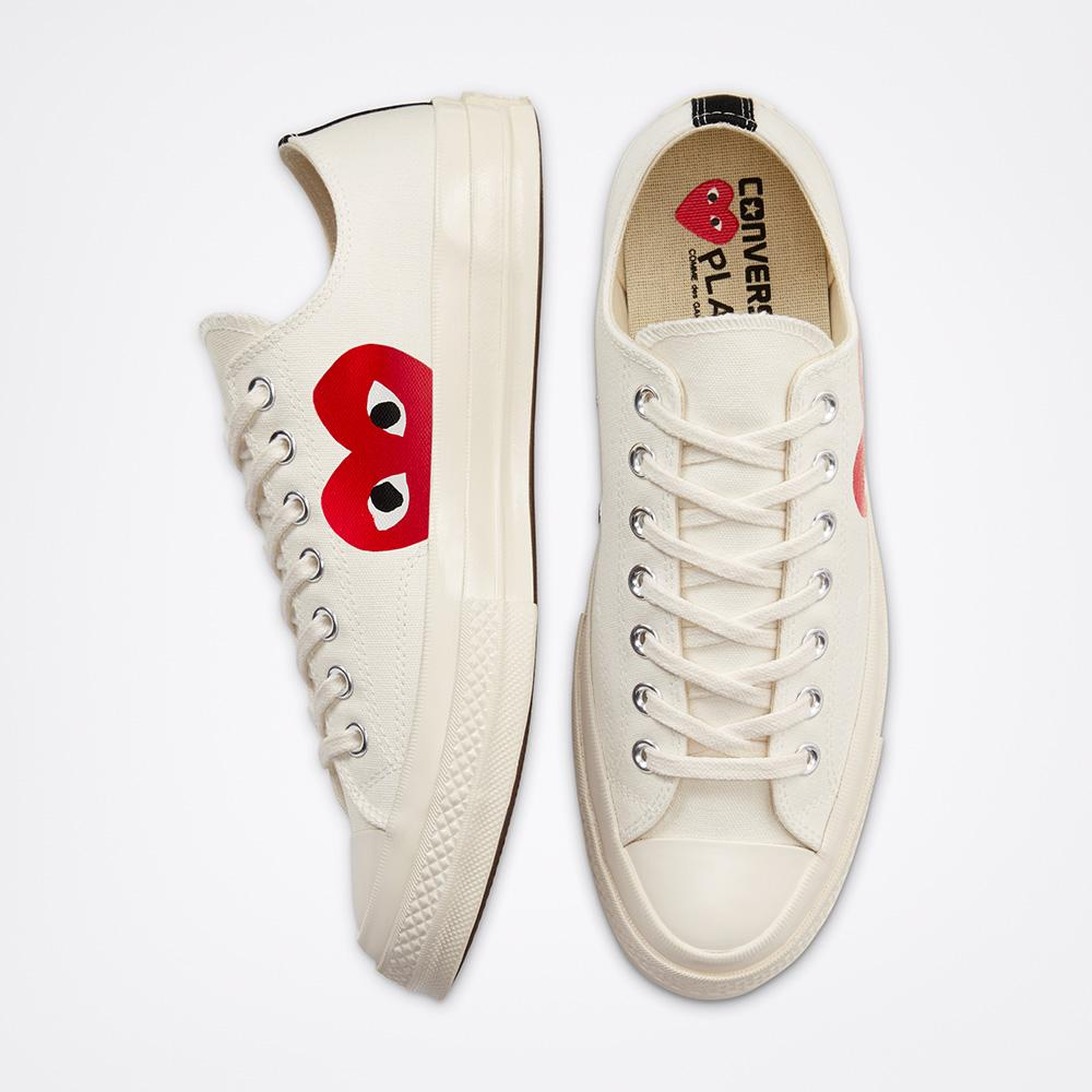 Converse X Comme Des Garçons Play Chuck 70 Unisex Beyaz Sneaker