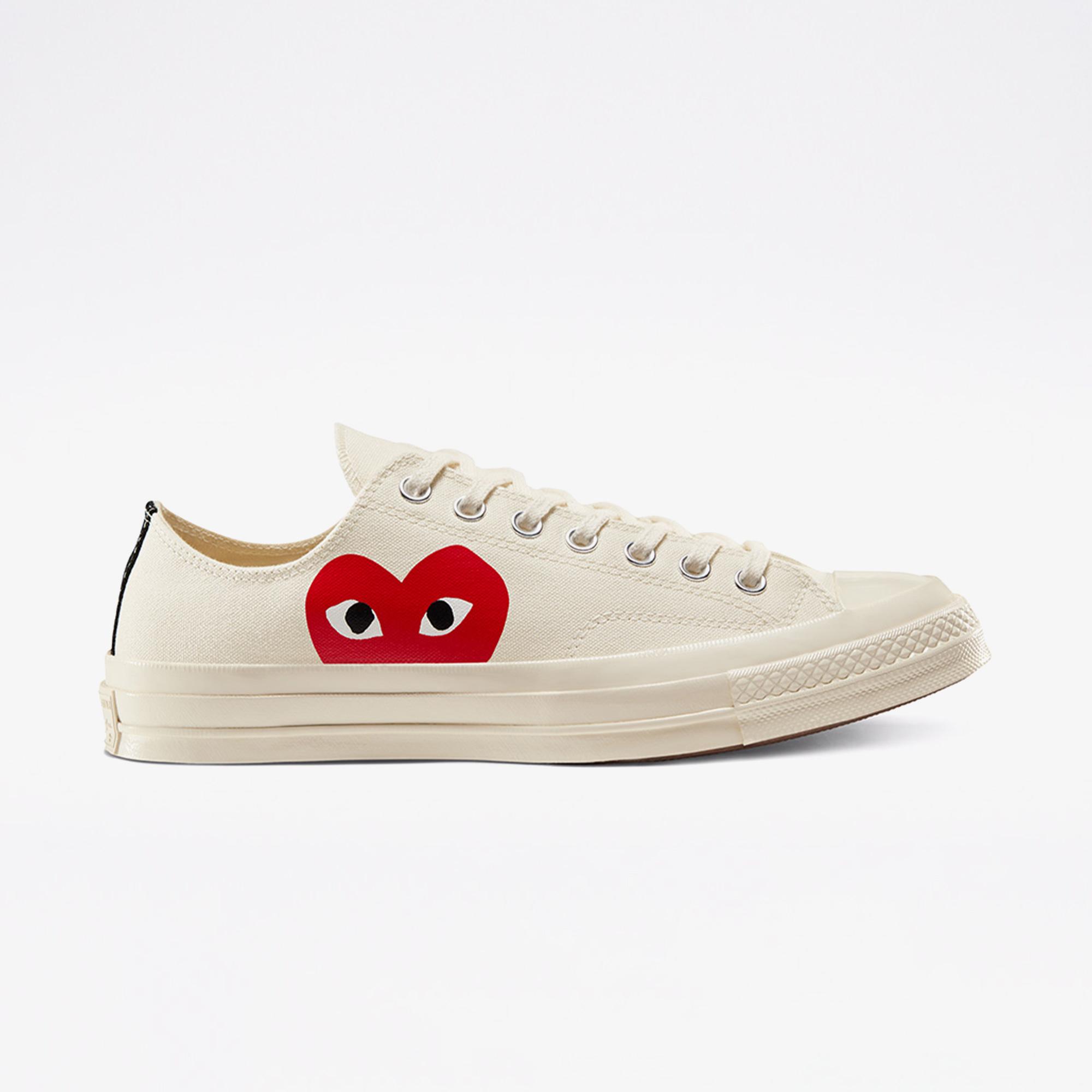 Converse X Comme Des Garçons Play Chuck 70 Unisex Beyaz Sneaker