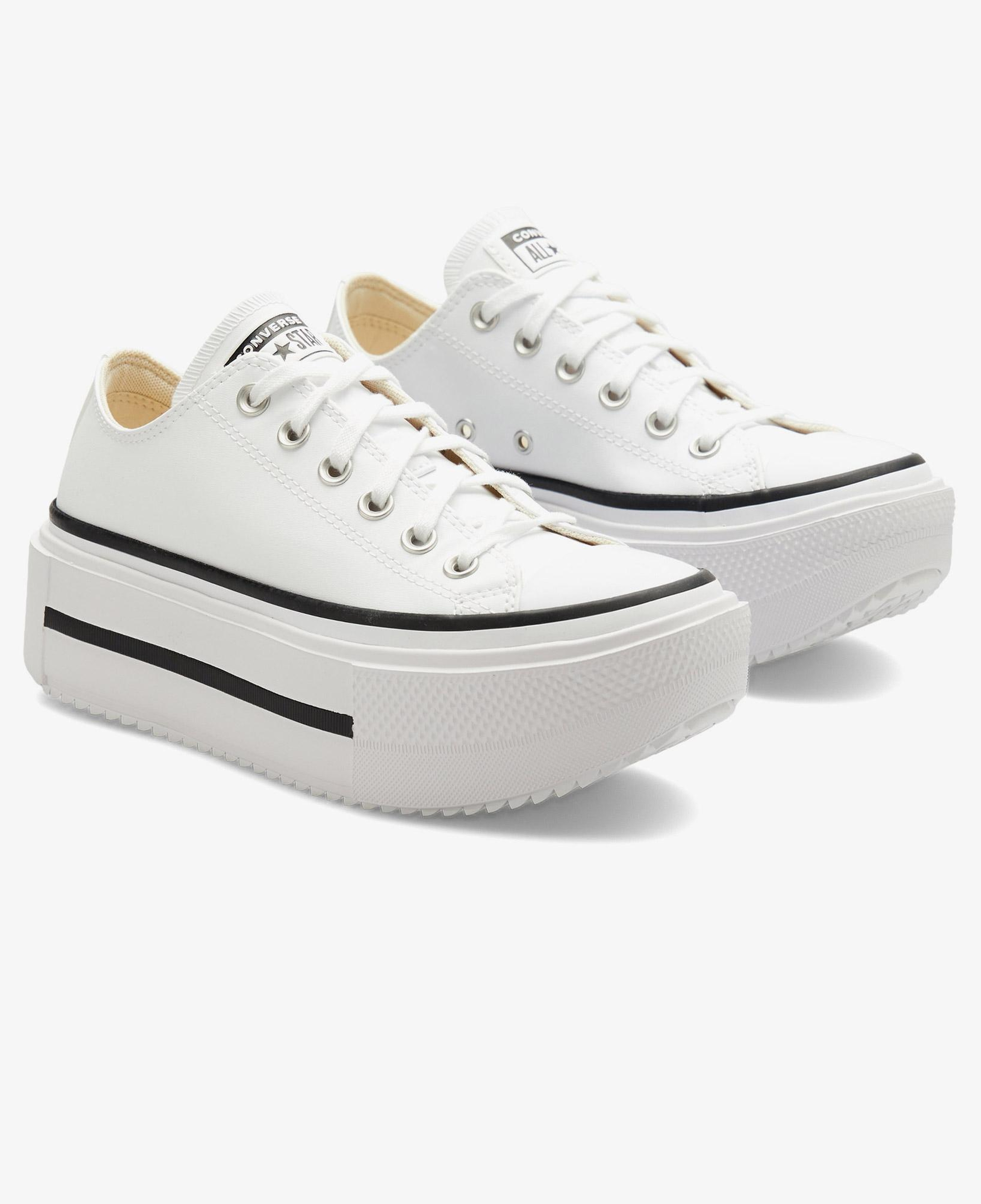 Converse Chuck Taylor All Star Lift Double Stack Unisex Beyaz Sneaker