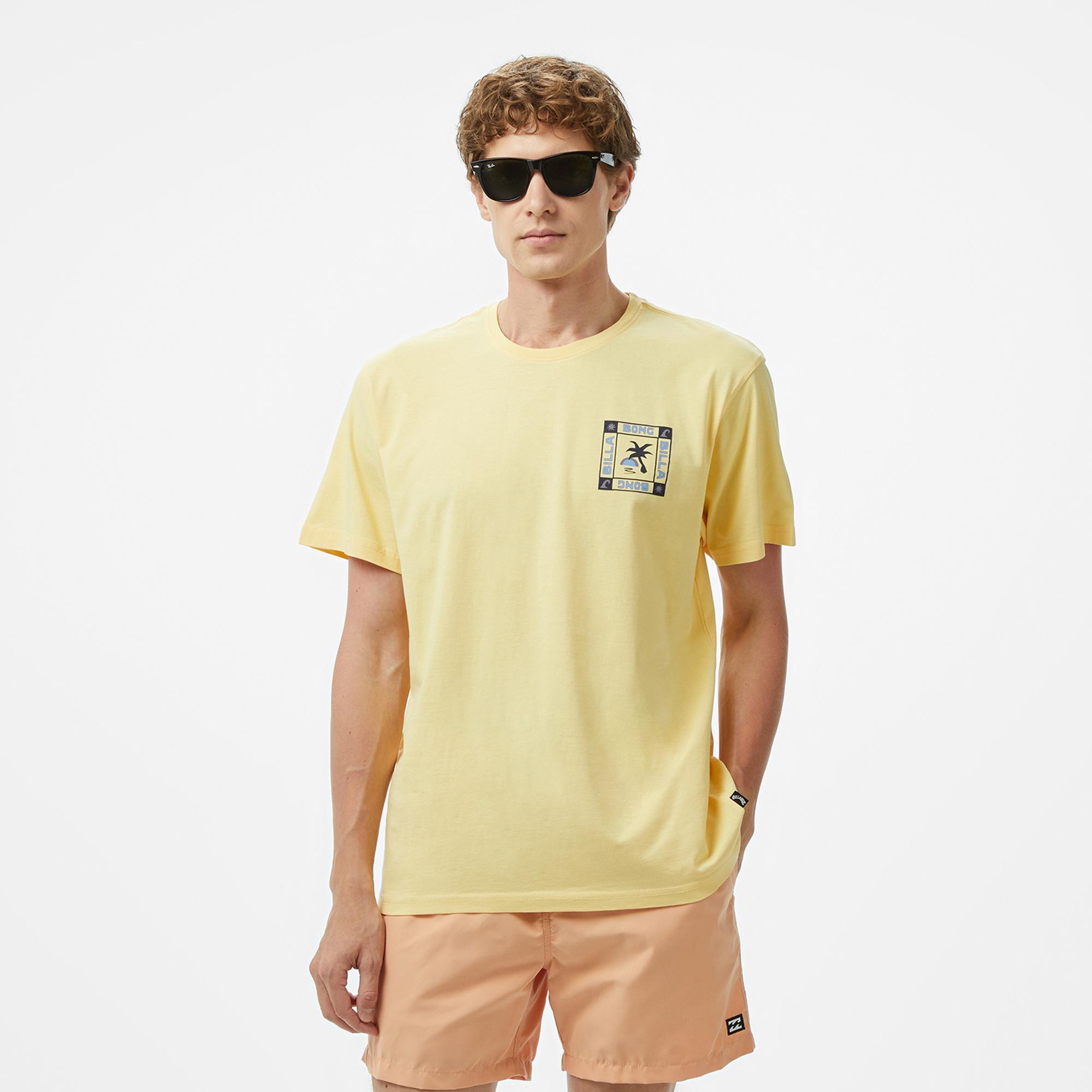 Billabong Window Premium Erkek Sarı T-Shirt