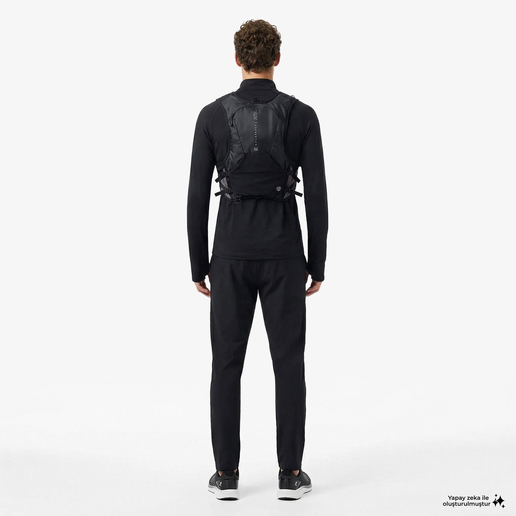 Energetics Zyrox Vest II Erkek Siyah Koşu Yeleği