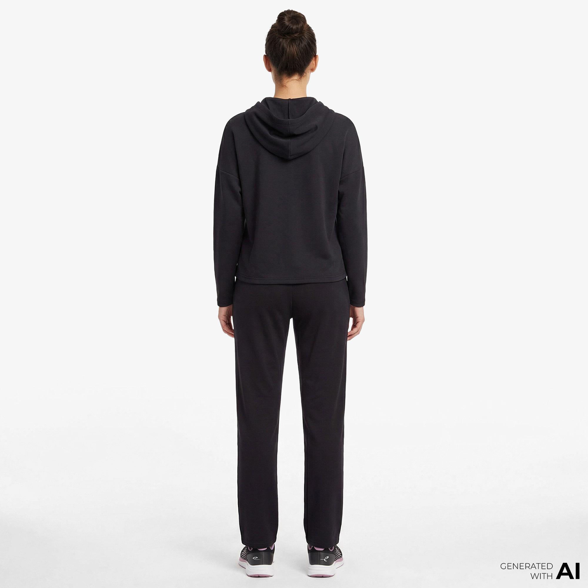 Energetics Odelle Iv Kadın Siyah Antrenman Sweatshirt