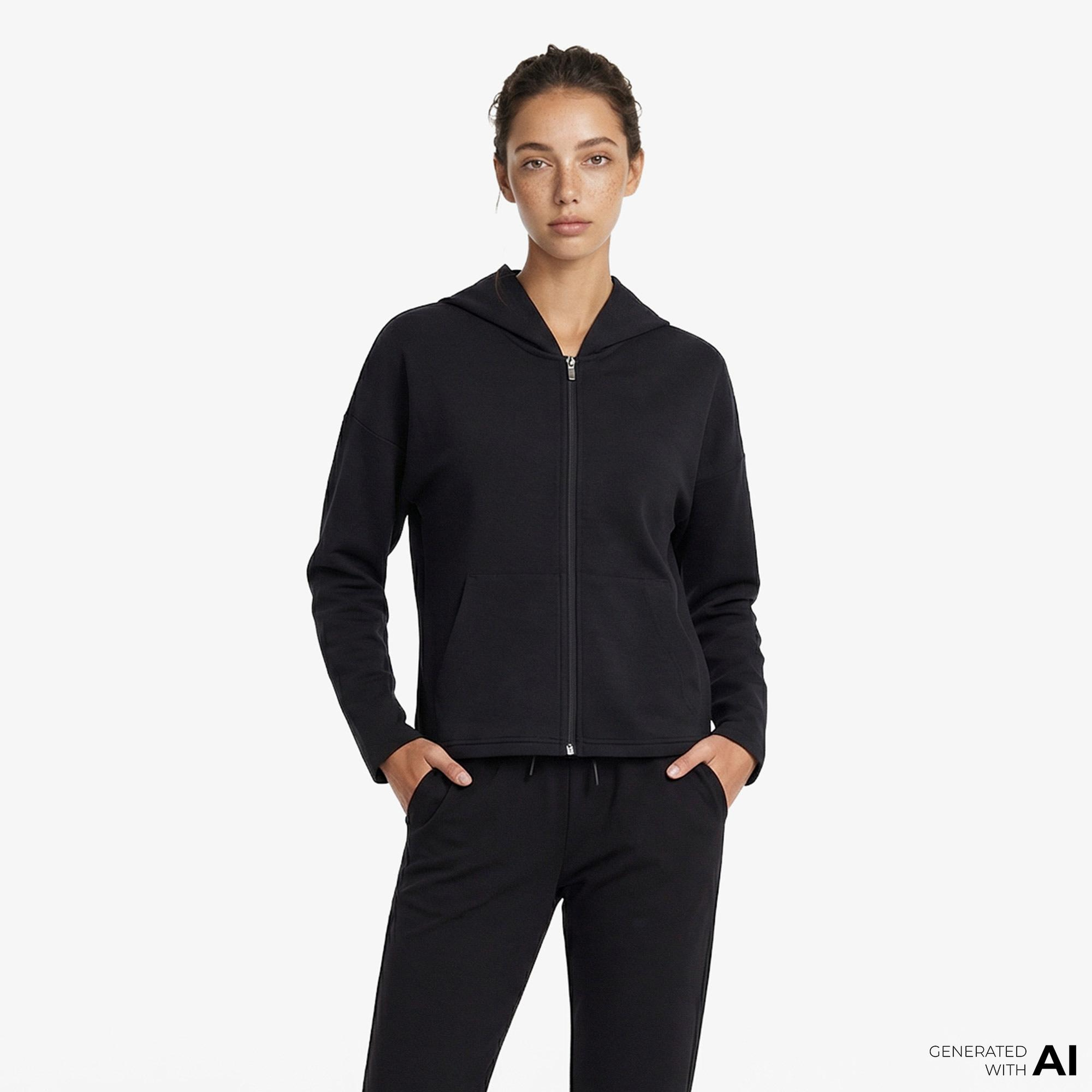 Energetics Odelle Iv Kadın Siyah Antrenman Sweatshirt