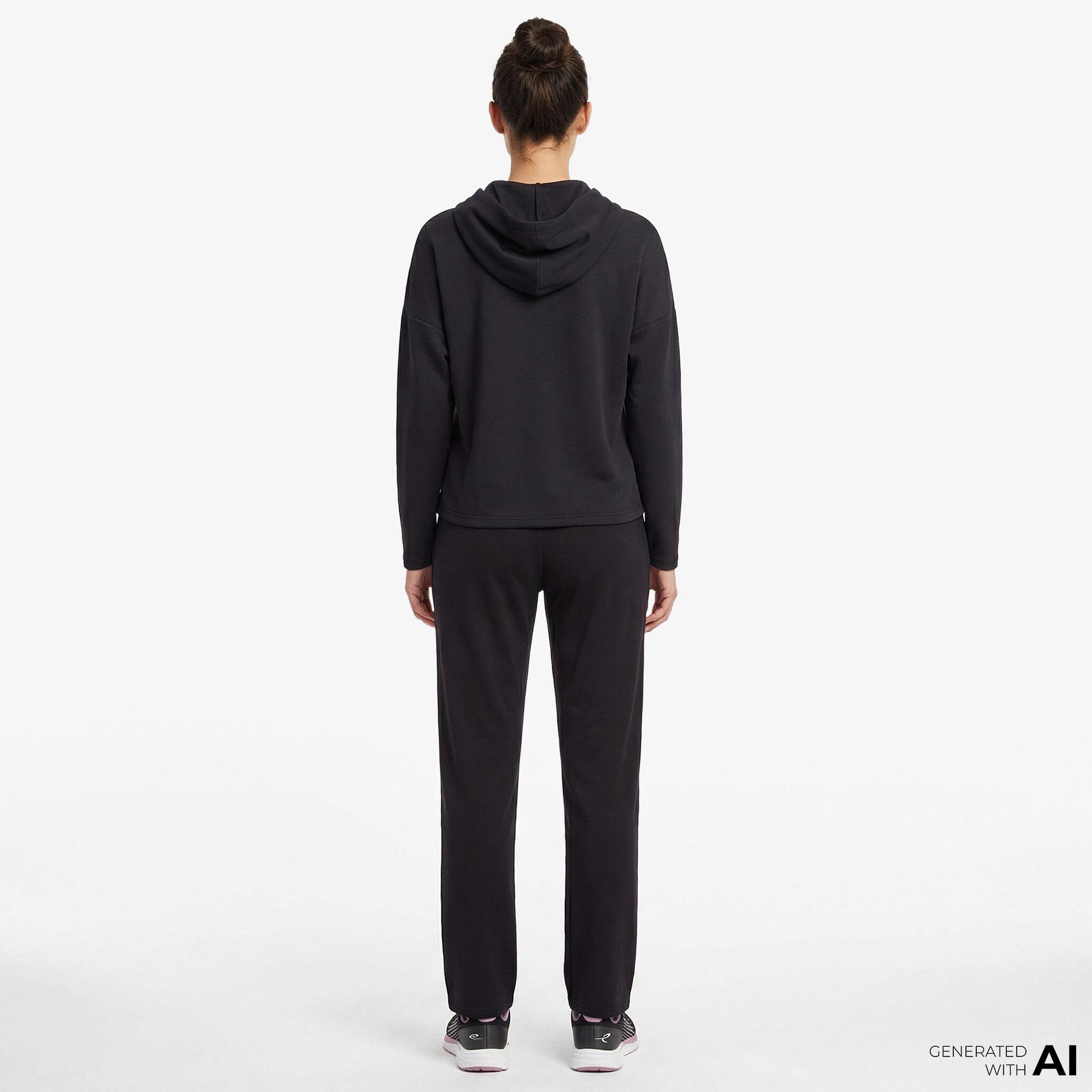 Energetics Odelle Iv Kadın Siyah Antrenman Sweatshirt