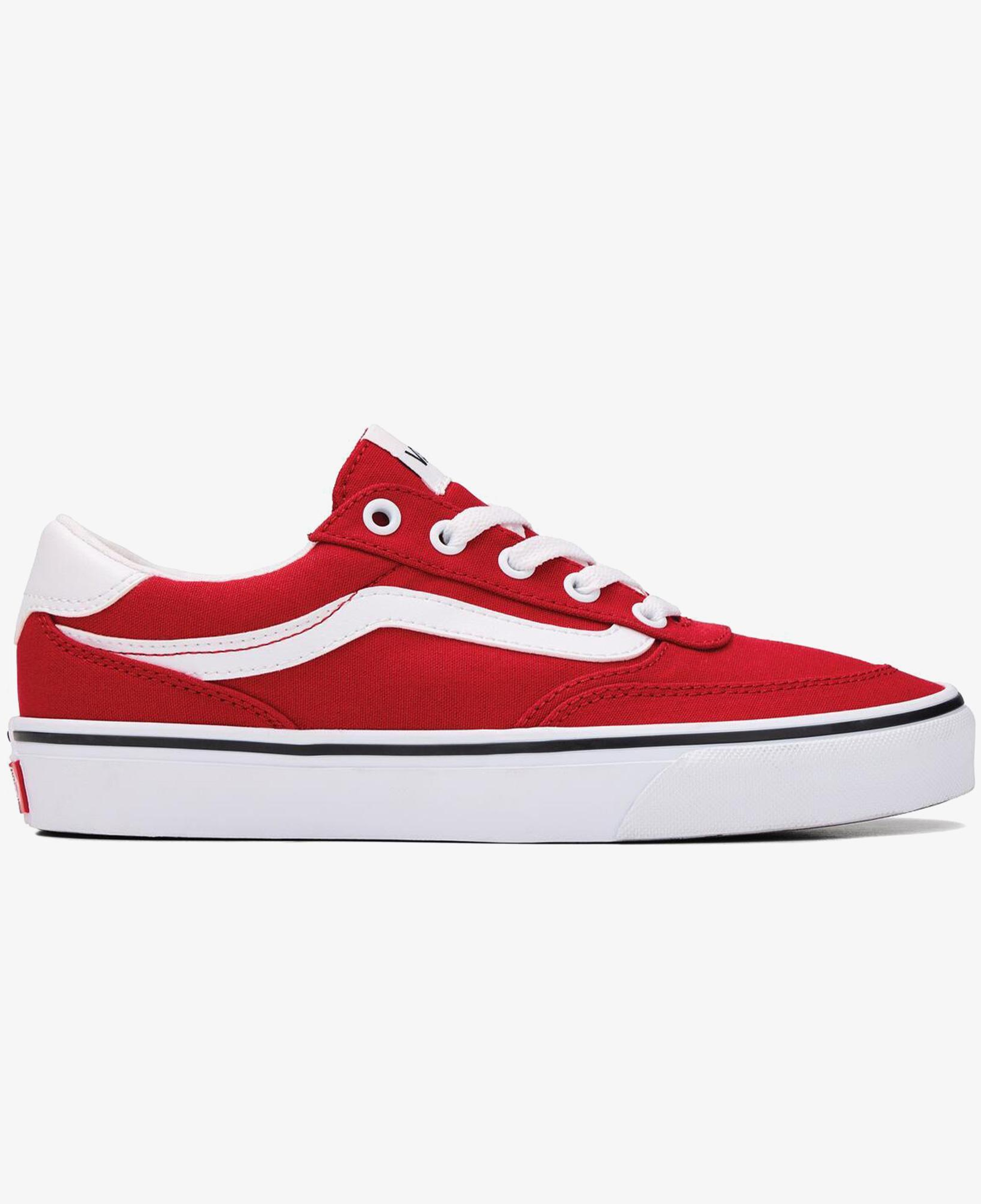 Vans Brooklyn LS Kadın Kırmızı Sneaker