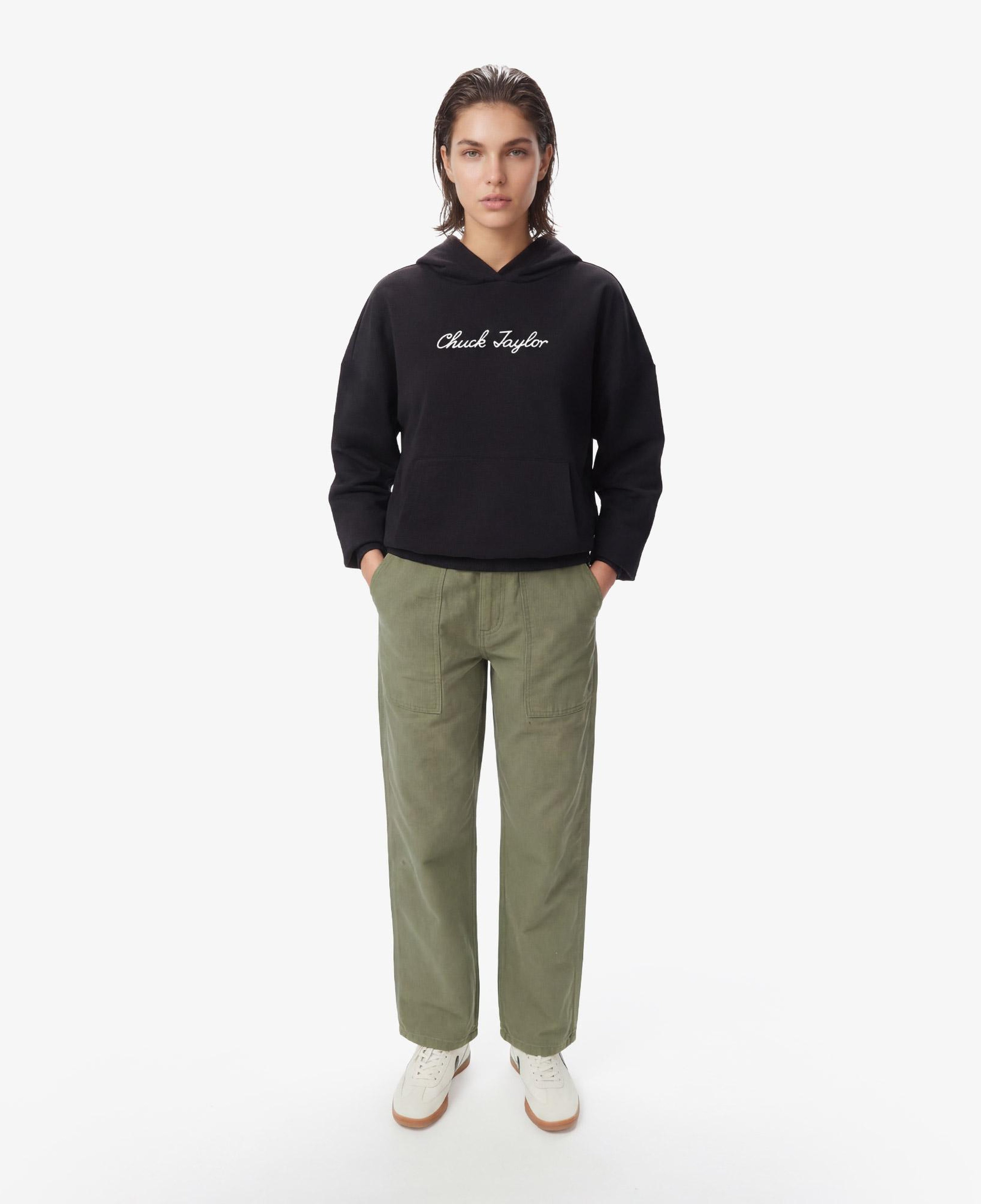 Converse Kadın Siyah Sweatshirt