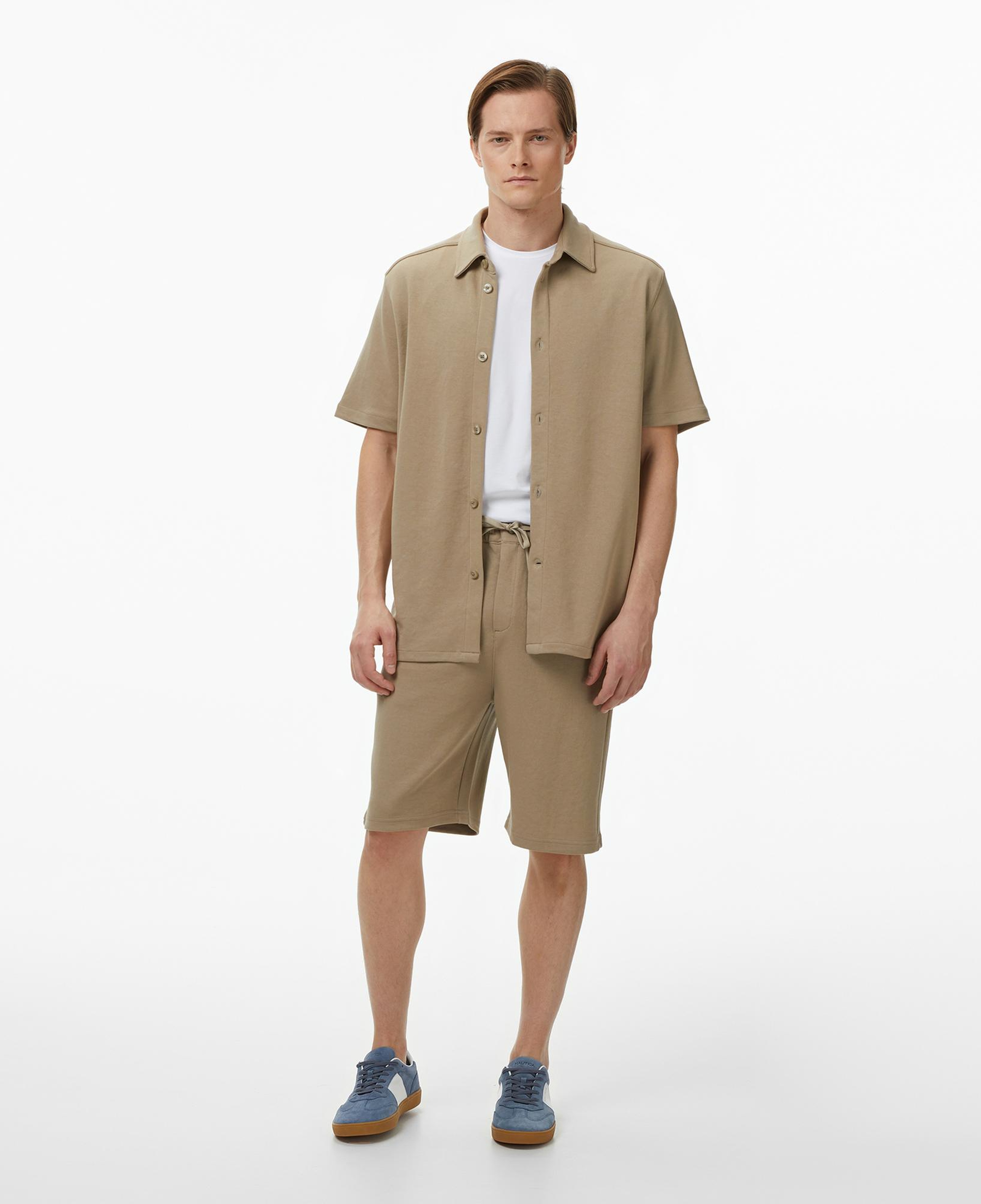 Nautica Erkek Bej Regular Fit Şort