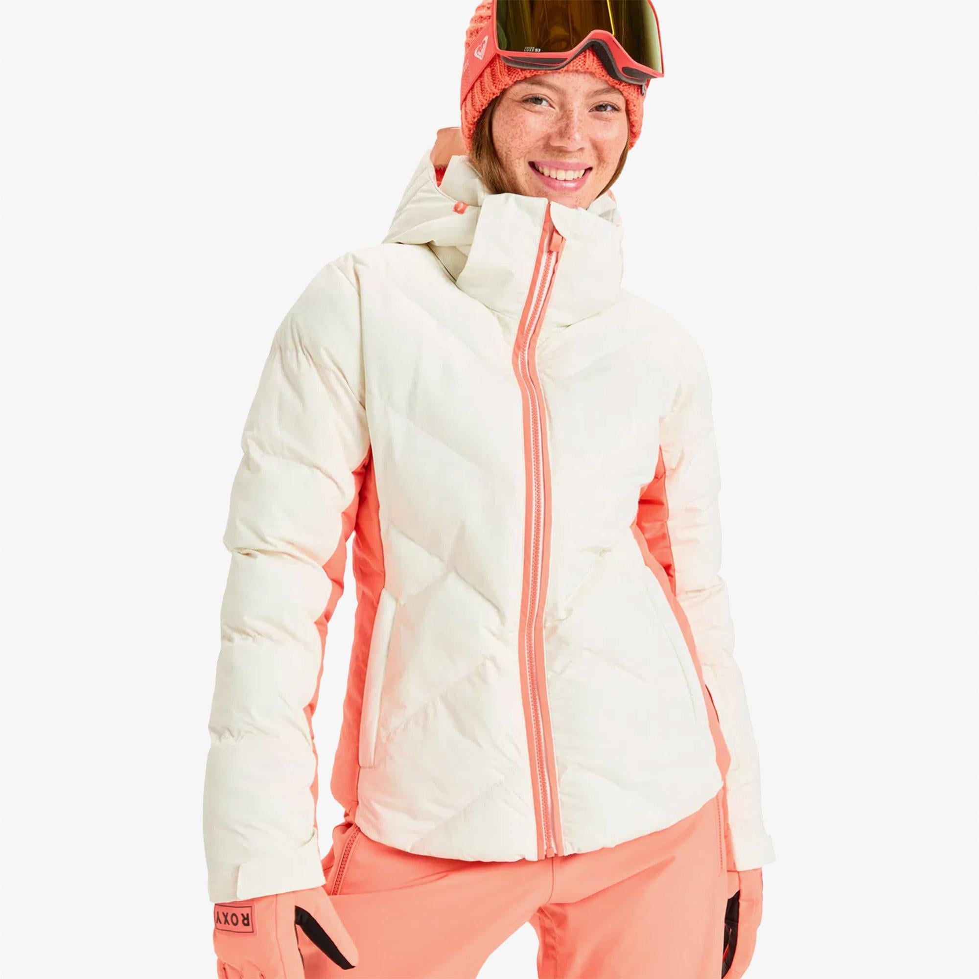 Roxy Snowdrift Kadın Beyaz Kayak Montu