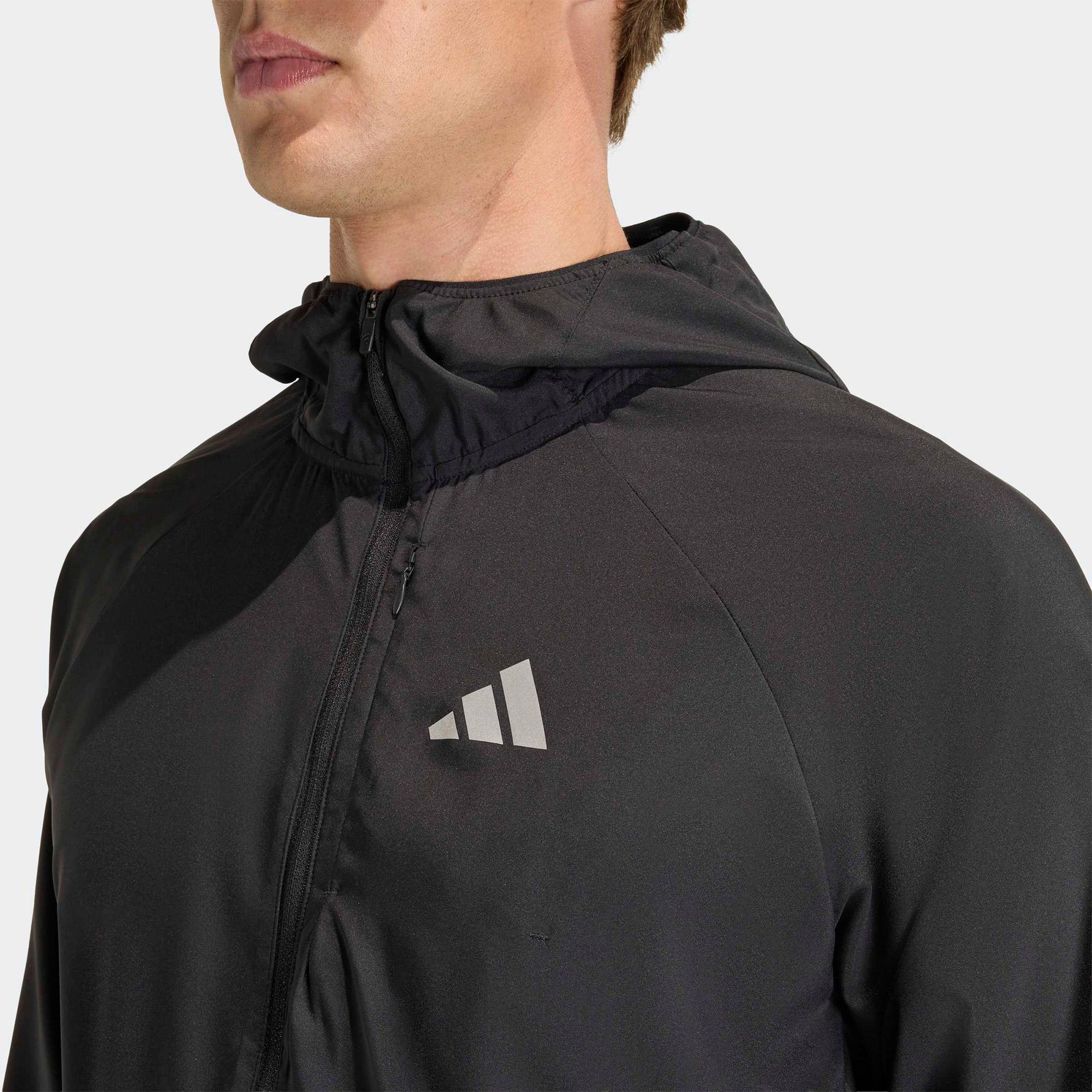 adidas Adi365 Running Essentials Erkek Siyah Koşu Ceketi