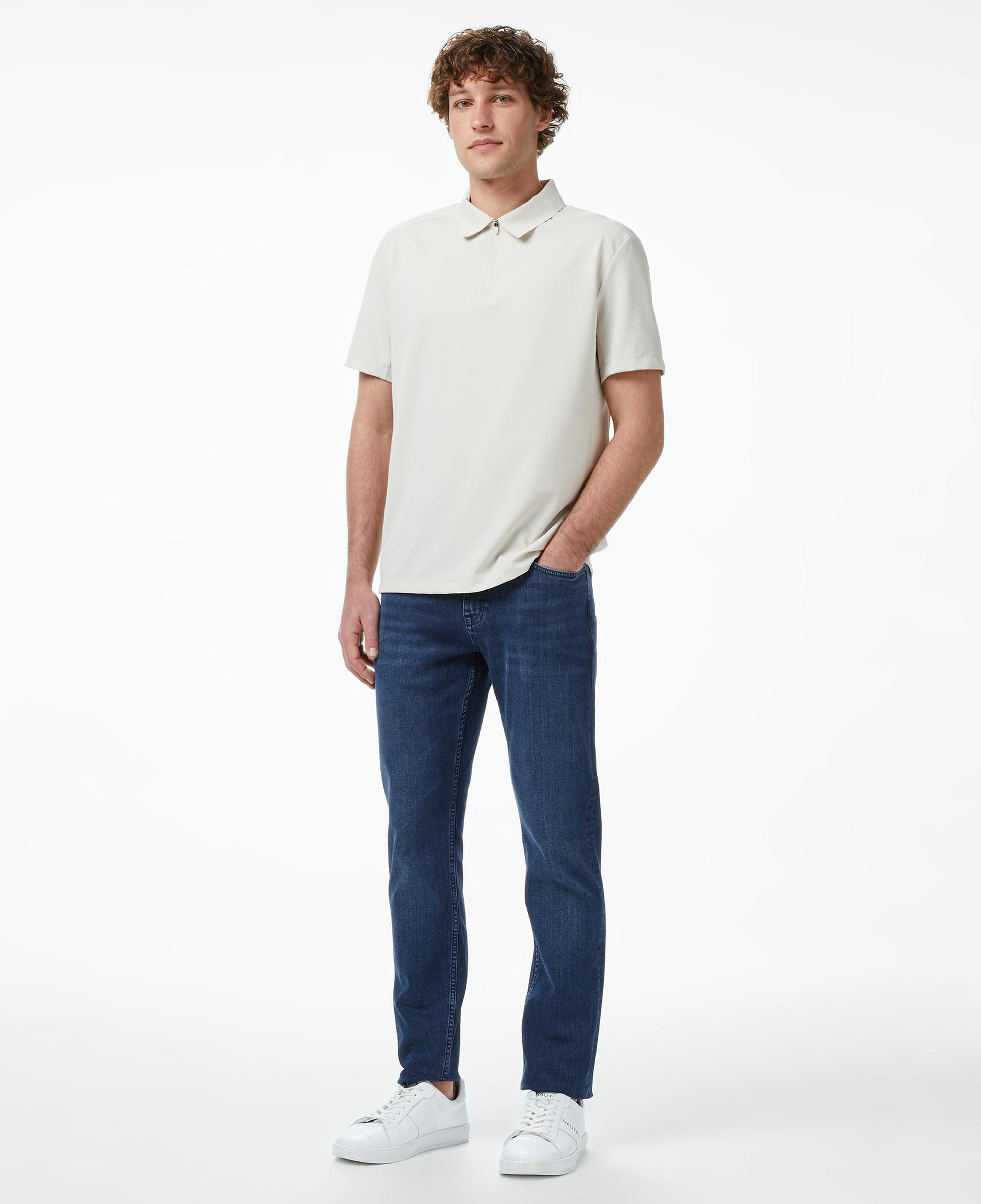 Nautica Erkek Mavi Slim Fit Denim Pantolon