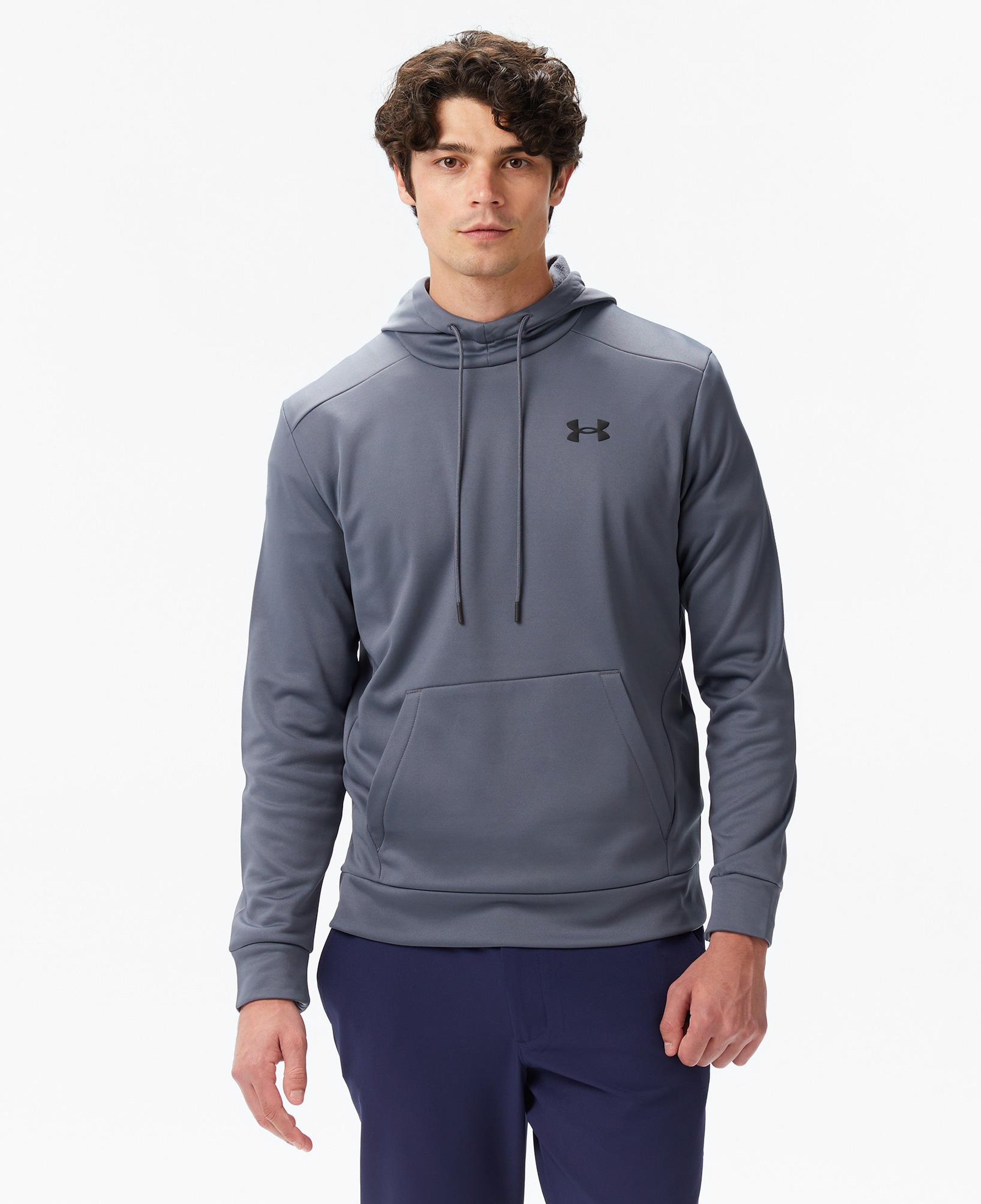 Under Armour Armour Fleece Erkek Gri Sweatshirt